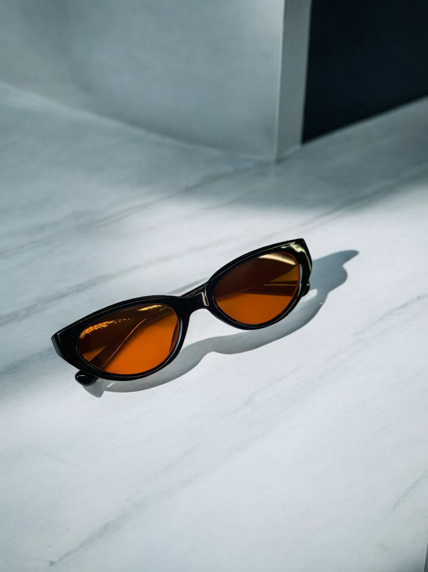Y2K Orange Lense Sunglasses