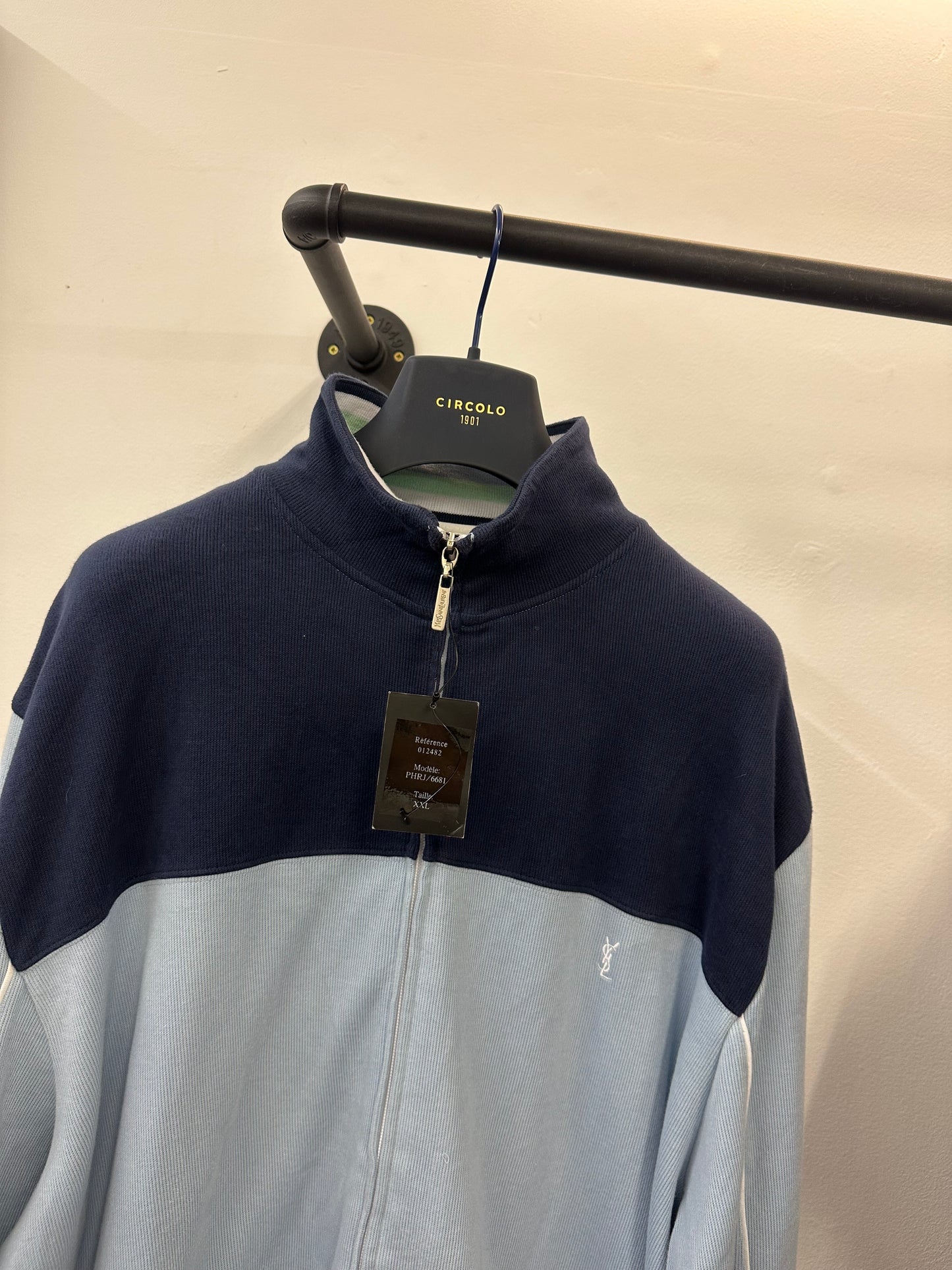 Vintage YSL Zip Through Jumper (XL)