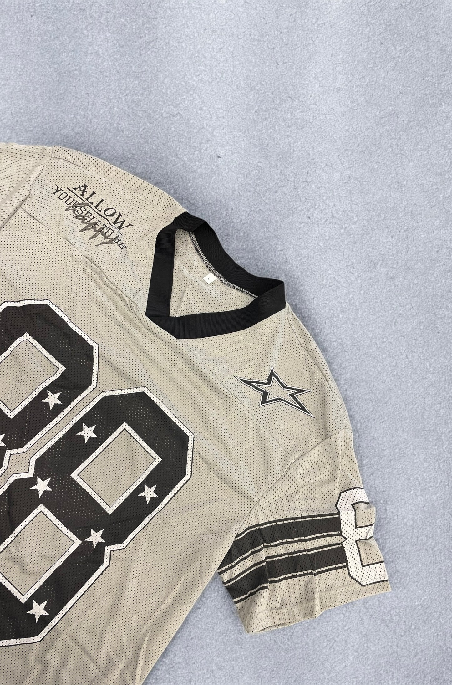 Grey Mesh Jersey (M)