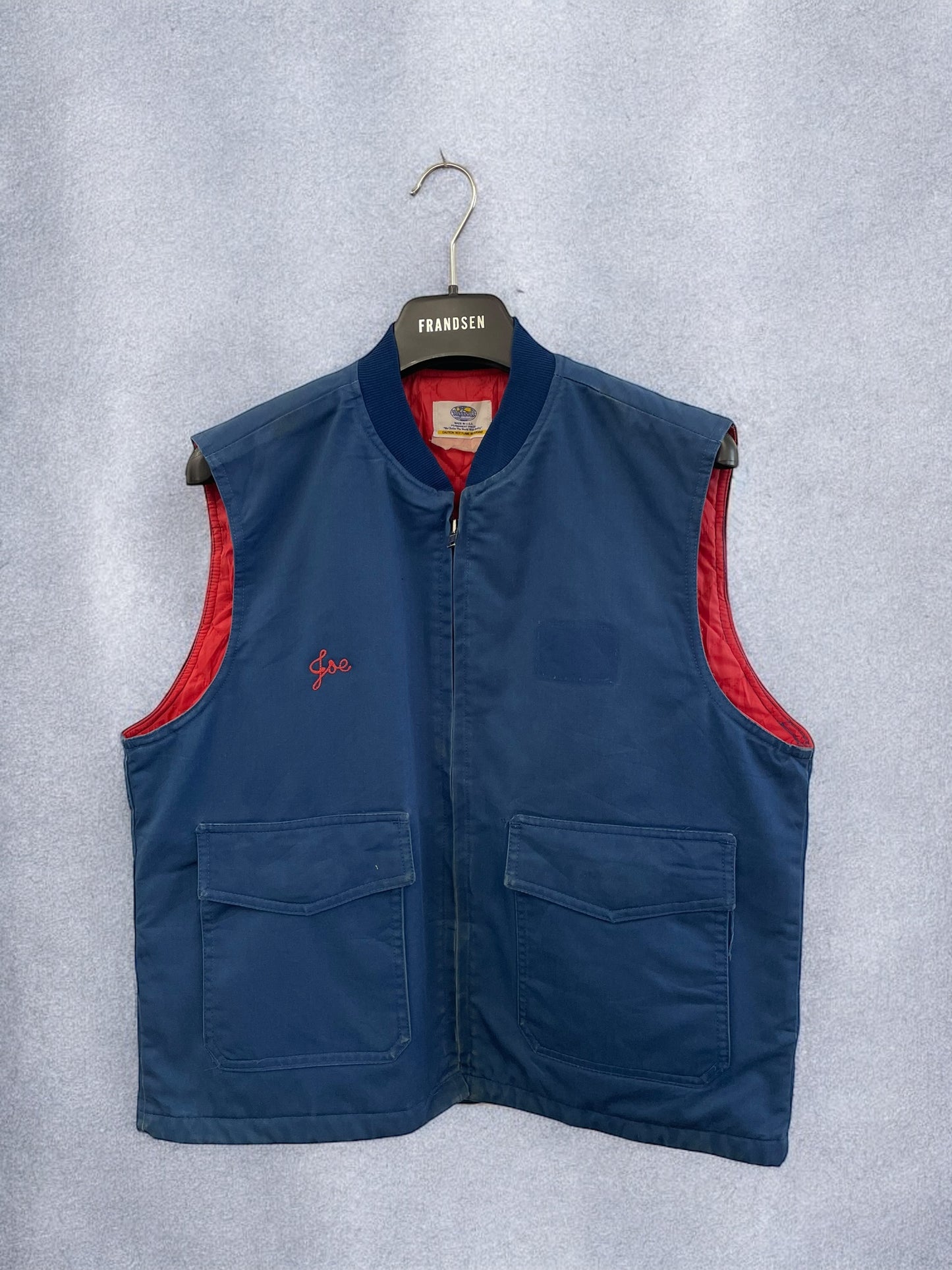 Vintage Work Gilet - Navy - L