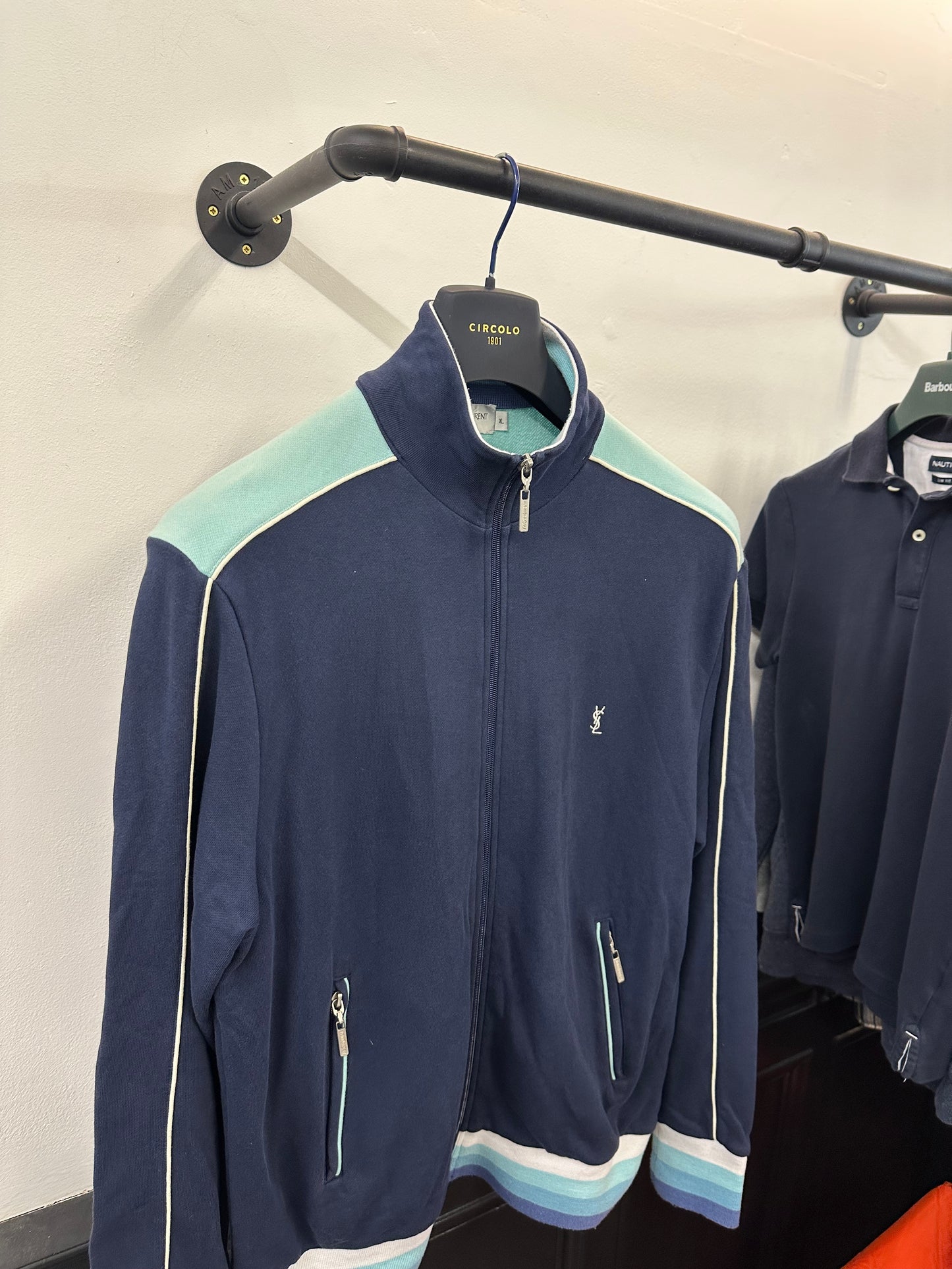 Vintage YSL Zip Through Jumper (XL)