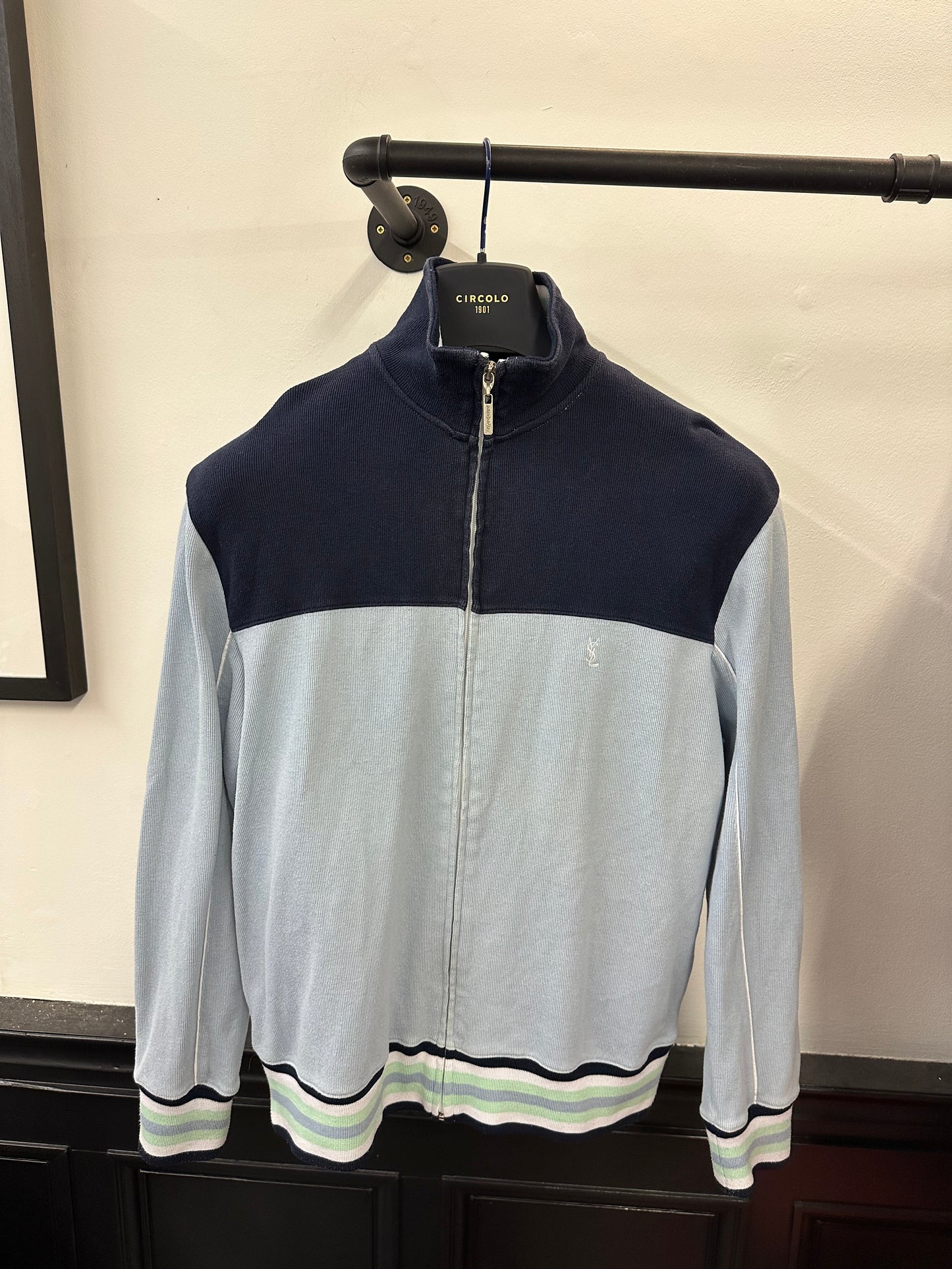 Vintage YSL Zip Through Jumper (M)