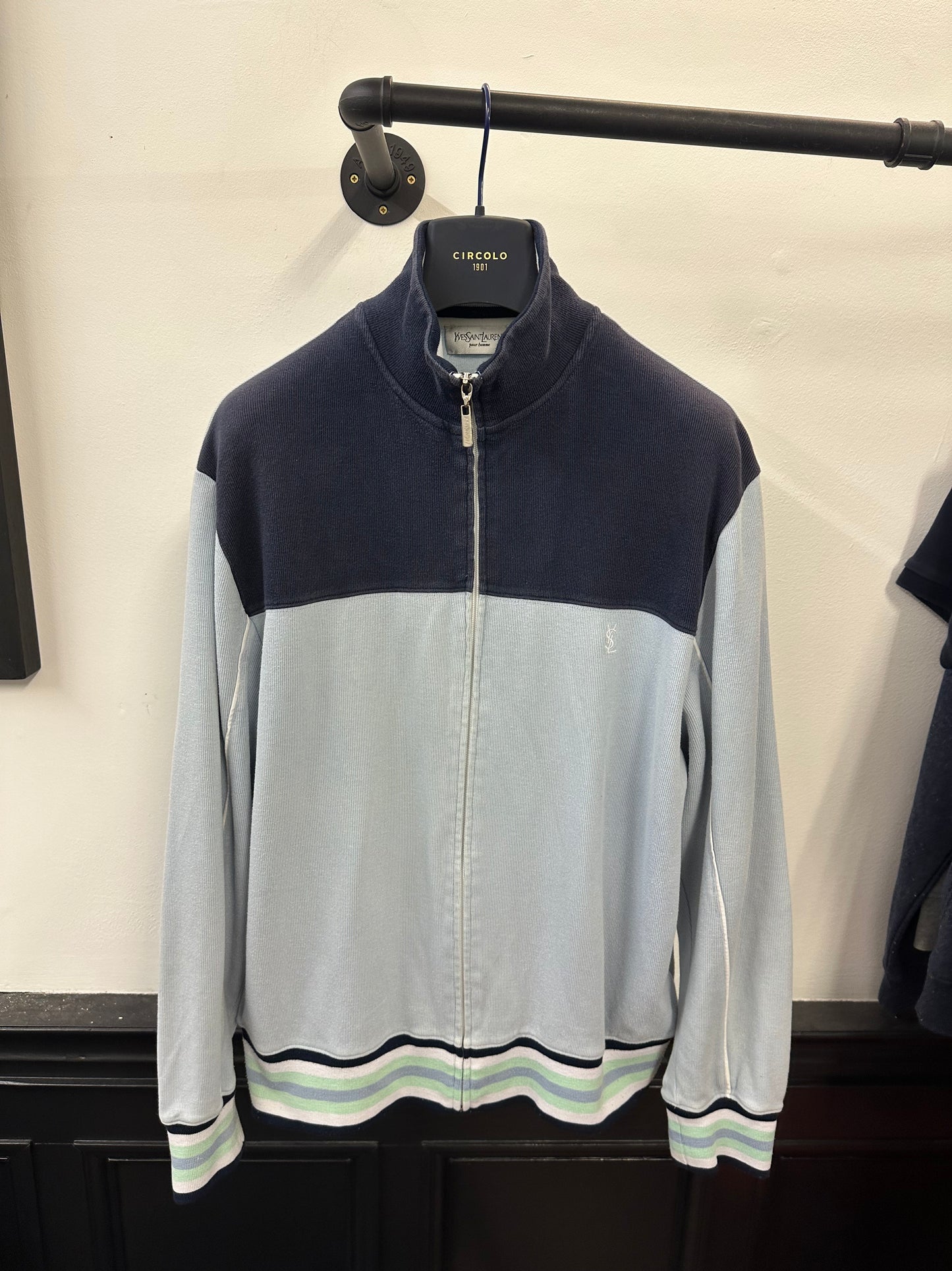 Vintage YSL Zip-Through Jumper (XL)