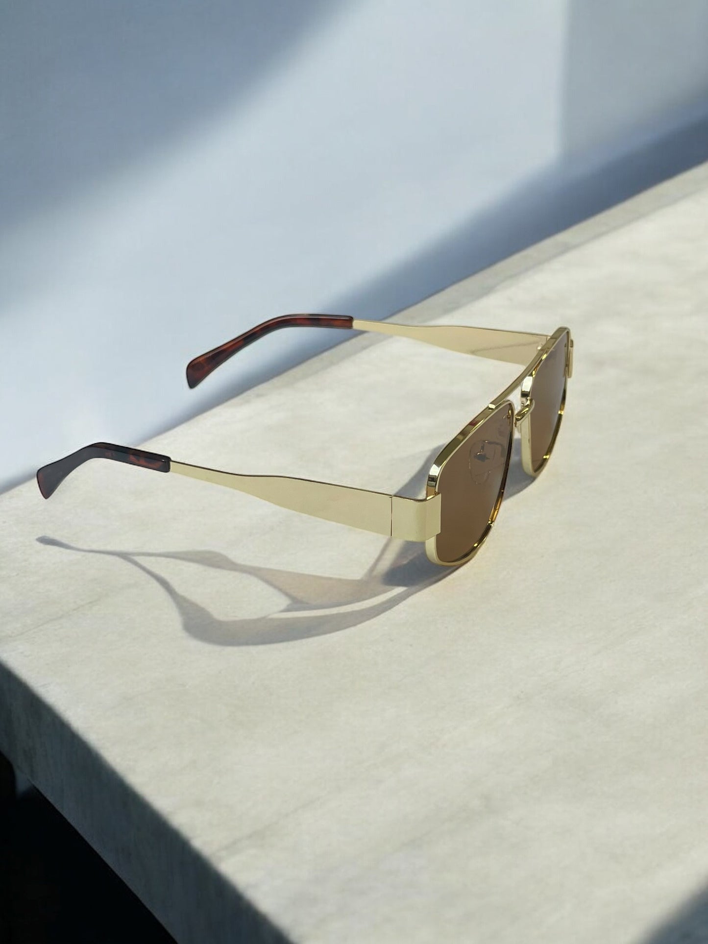 Y2K Gold Sunglasses