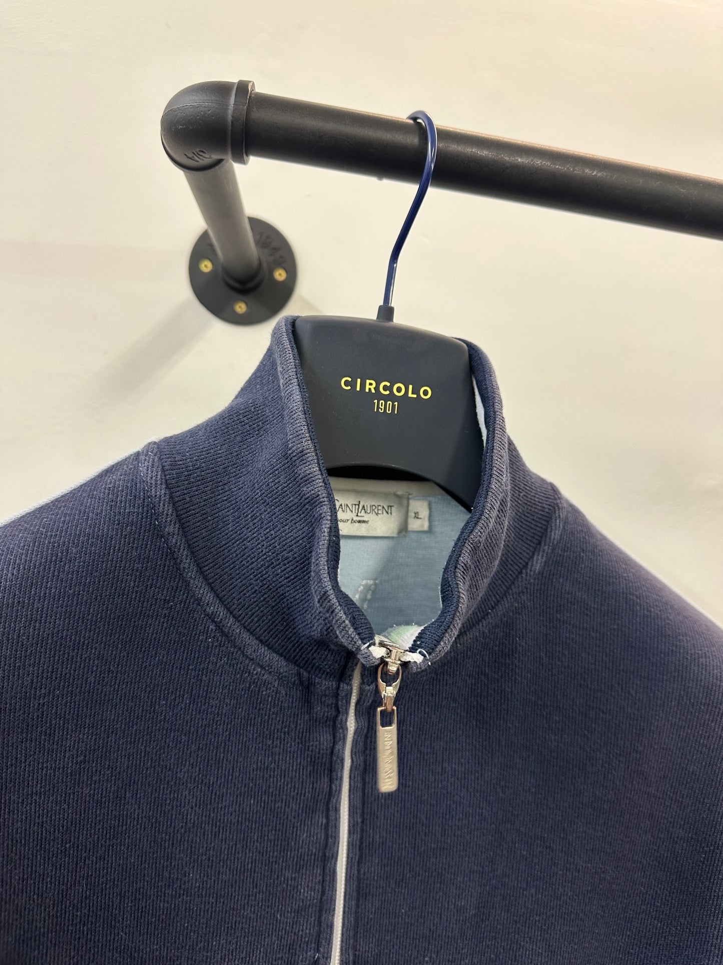 Vintage YSL Zip-Through Jumper (XL)