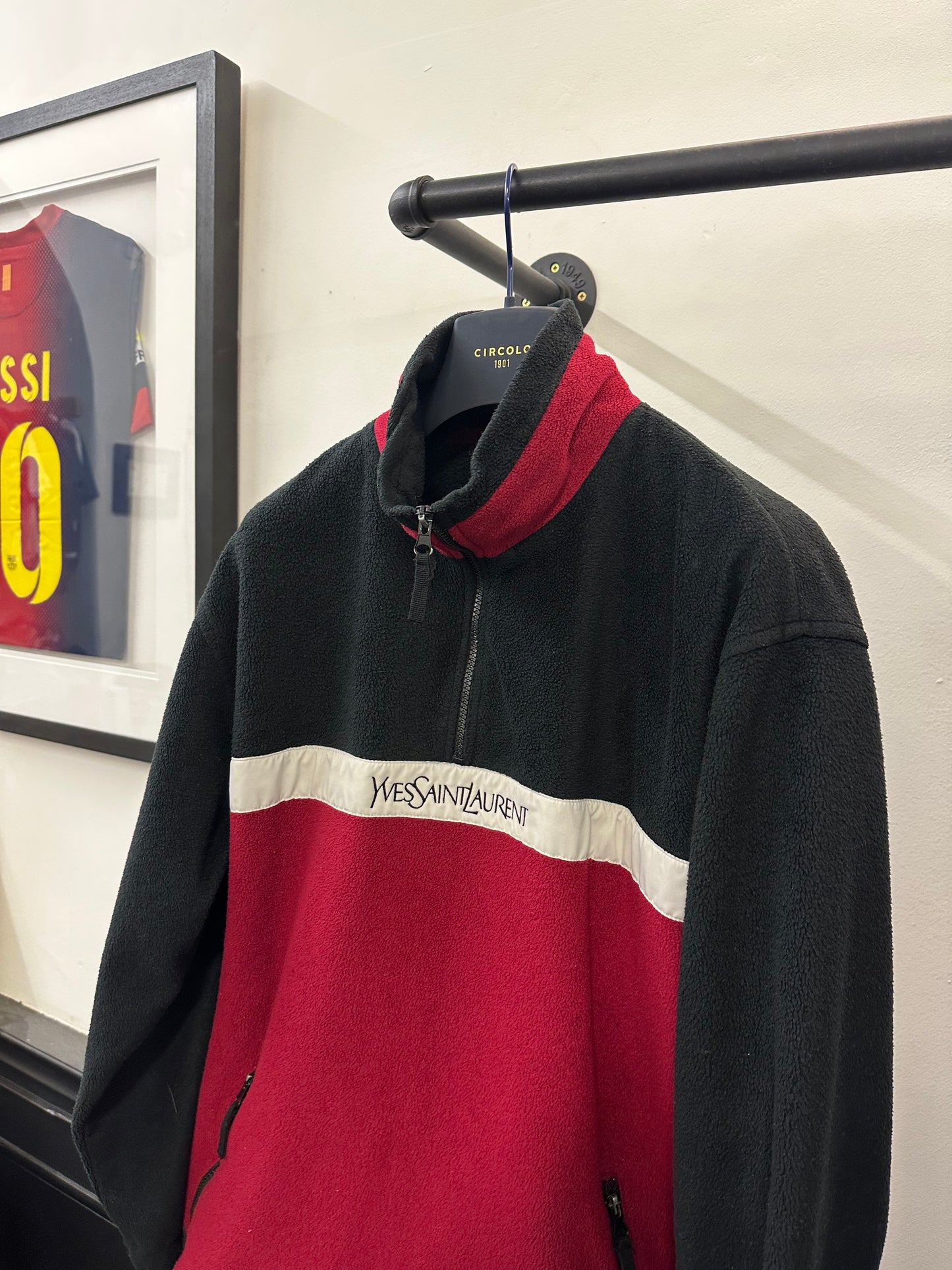 Vintage YSL Quarter Zip (L)