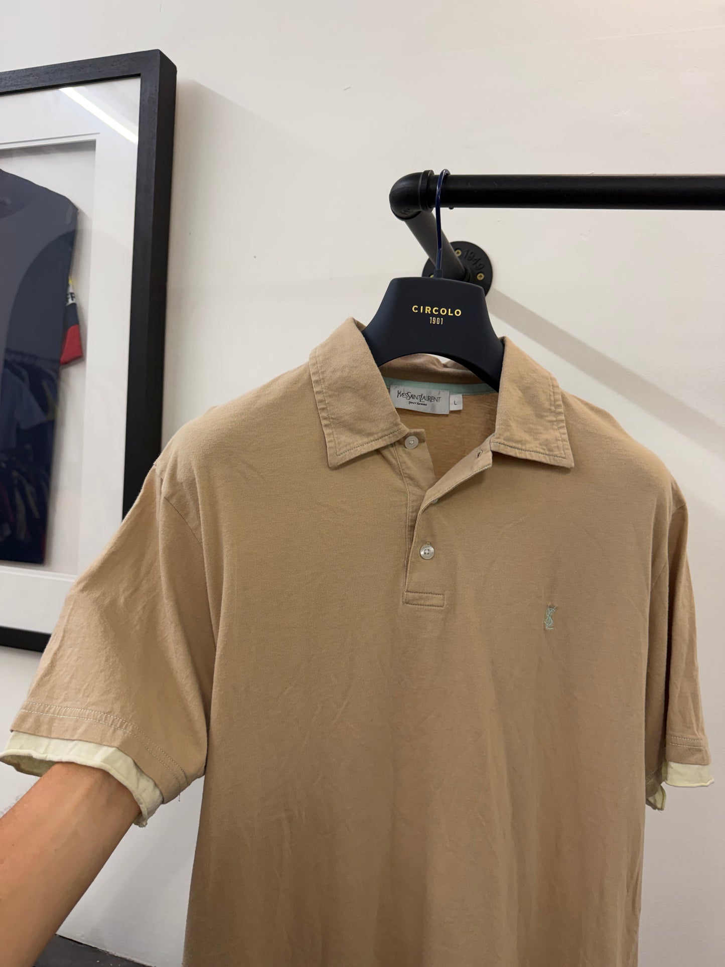 Vintage YSL polo top (L)