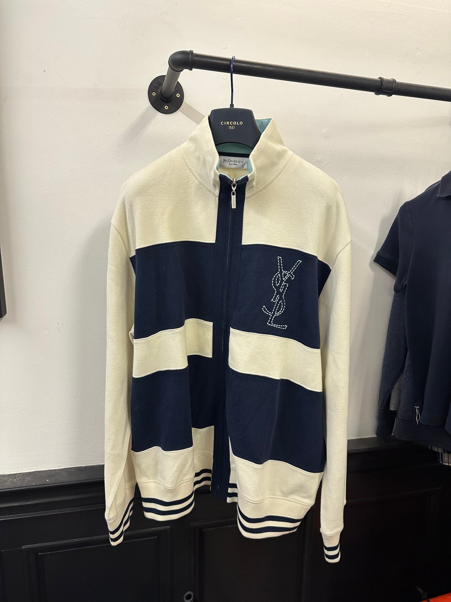 Vintage YSL Zip-Through Jumper (XL)
