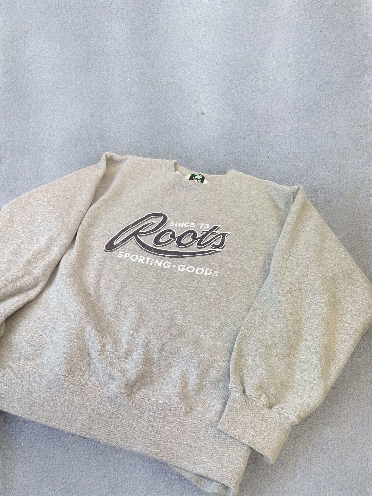 Vintage Roots Jumper - Grey - L