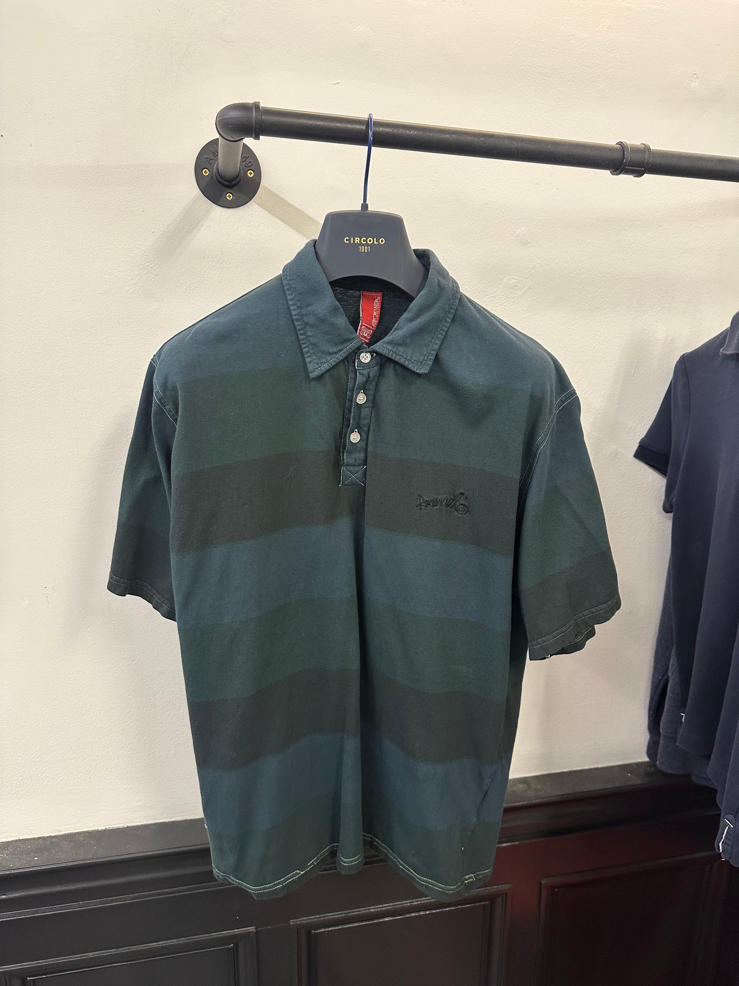 Y2K Animal Polo Top (XL)