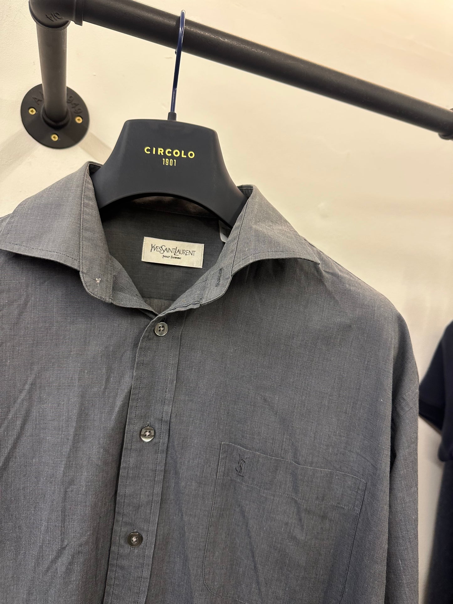 Vintage YSL Dress Shirt (L)