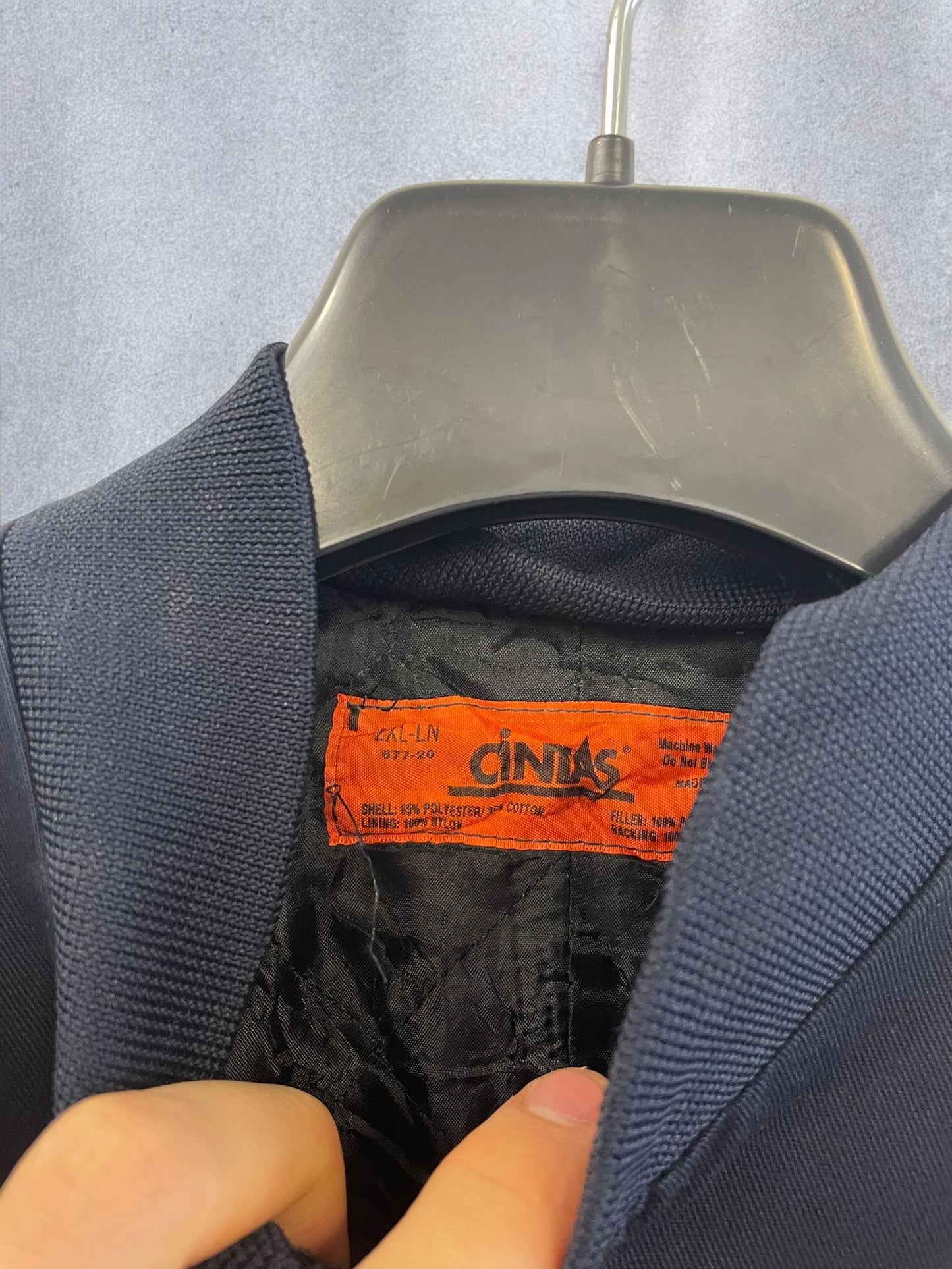 Vintage Bomber Jacket - Navy - XXL