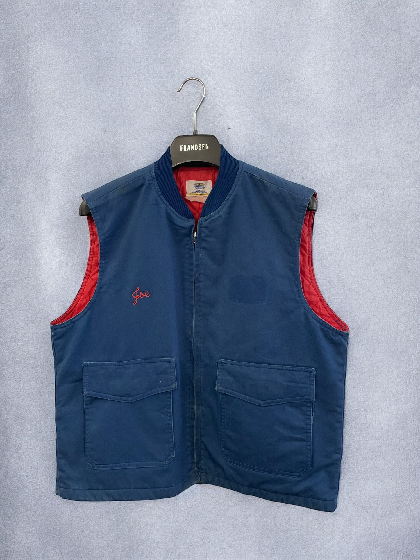 Vintage Work Gilet - Navy - L