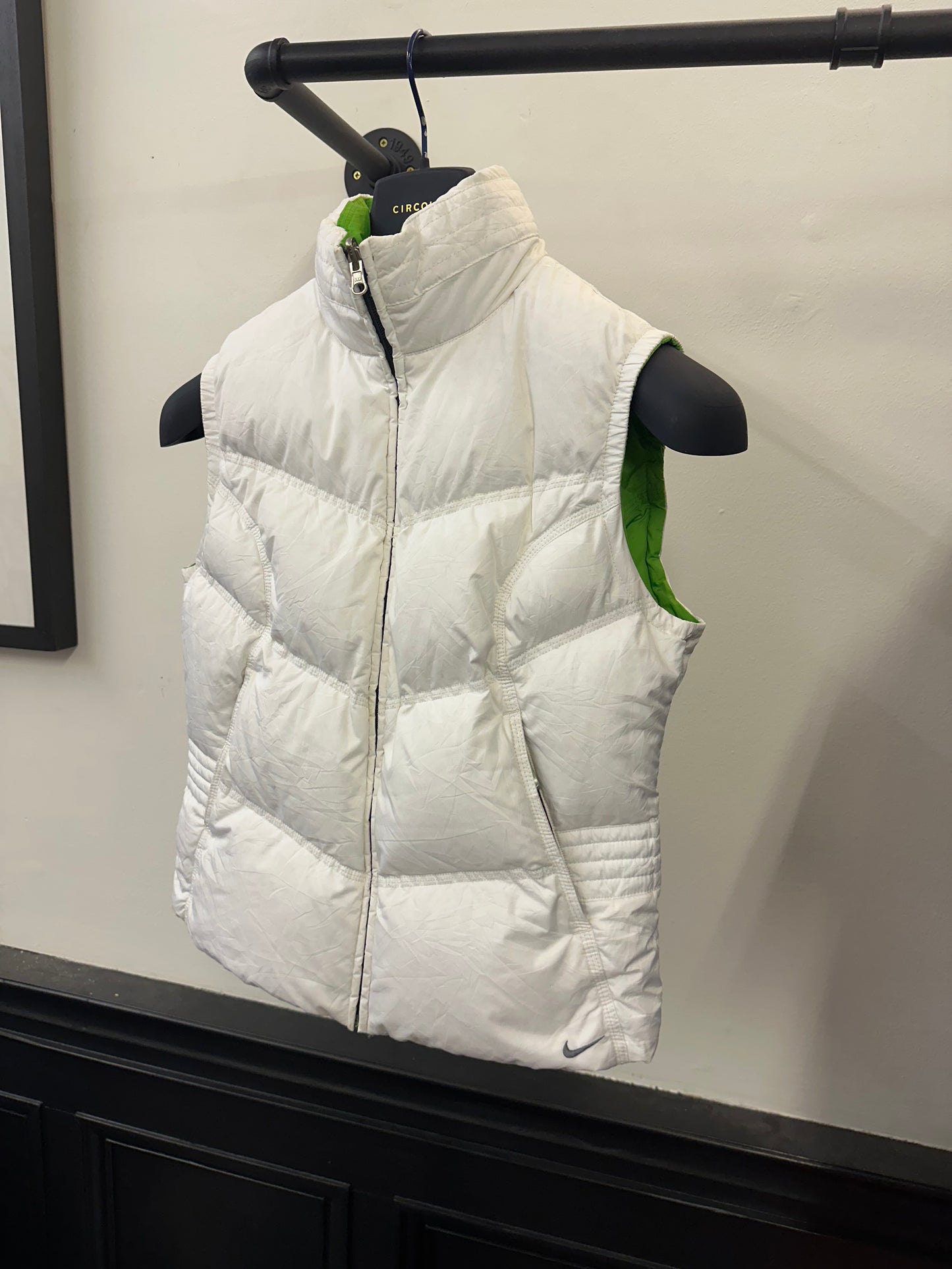Retro Nike reversible gilet (S)