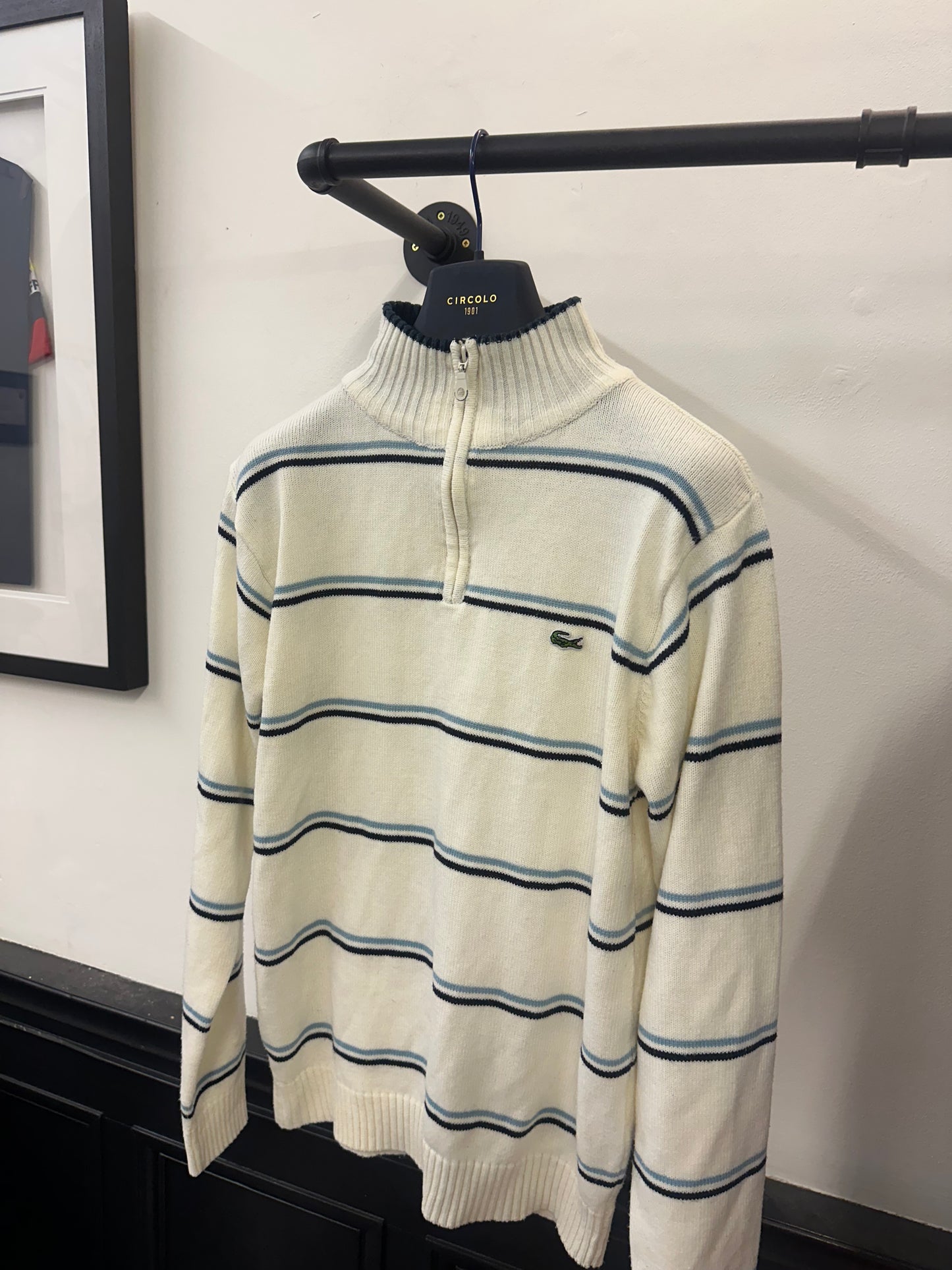 Vintage Lacoste Quarter Zip (L)