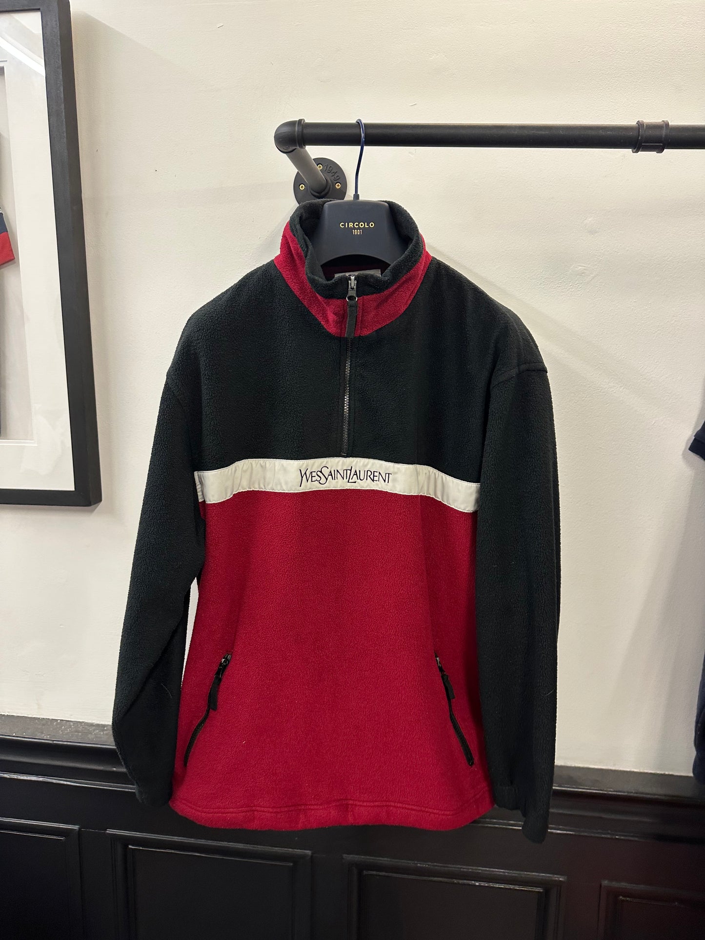 Vintage YSL Quarter Zip (L)