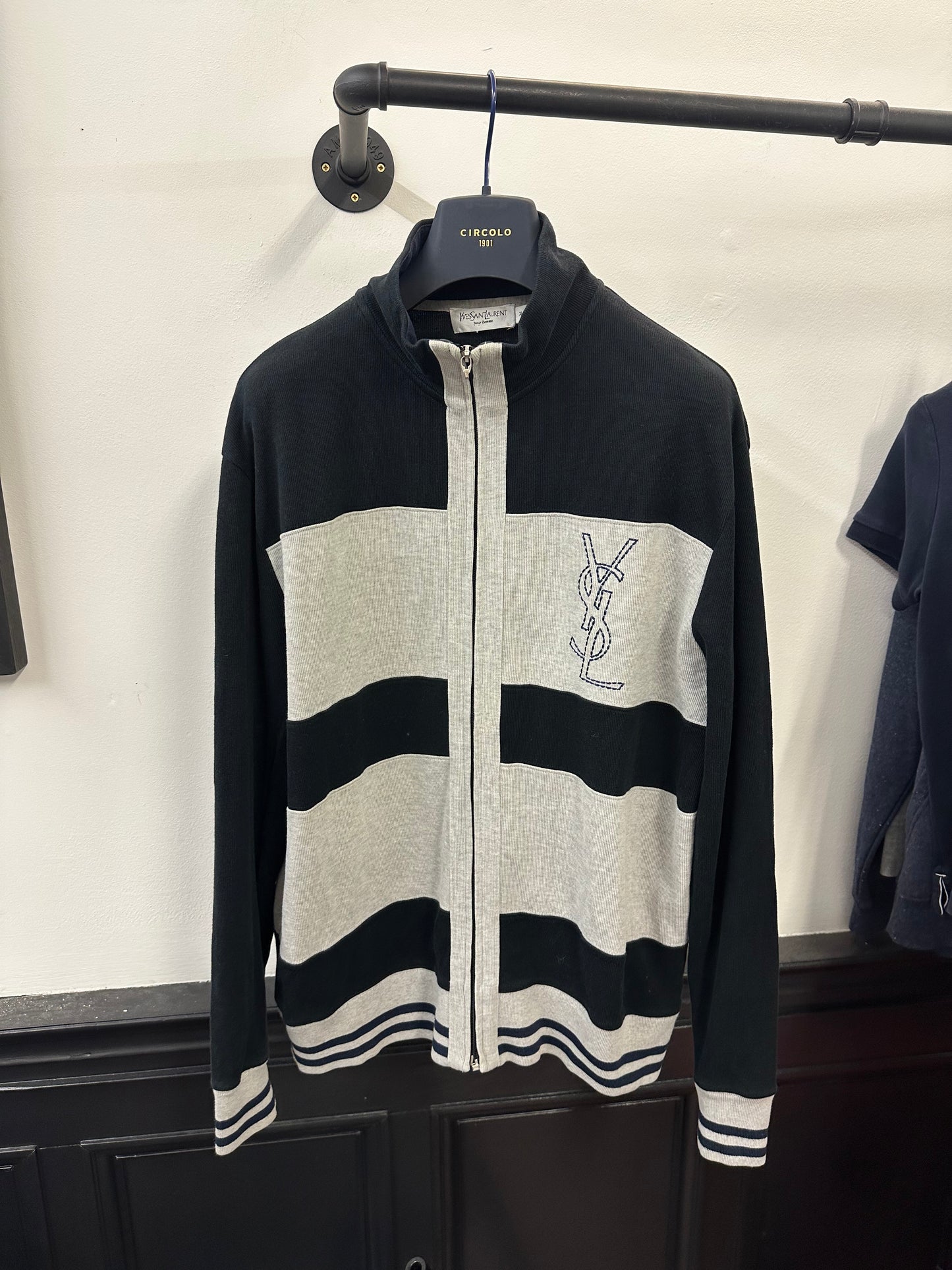 Vintage YSL Zip-Through Jumper (XL)