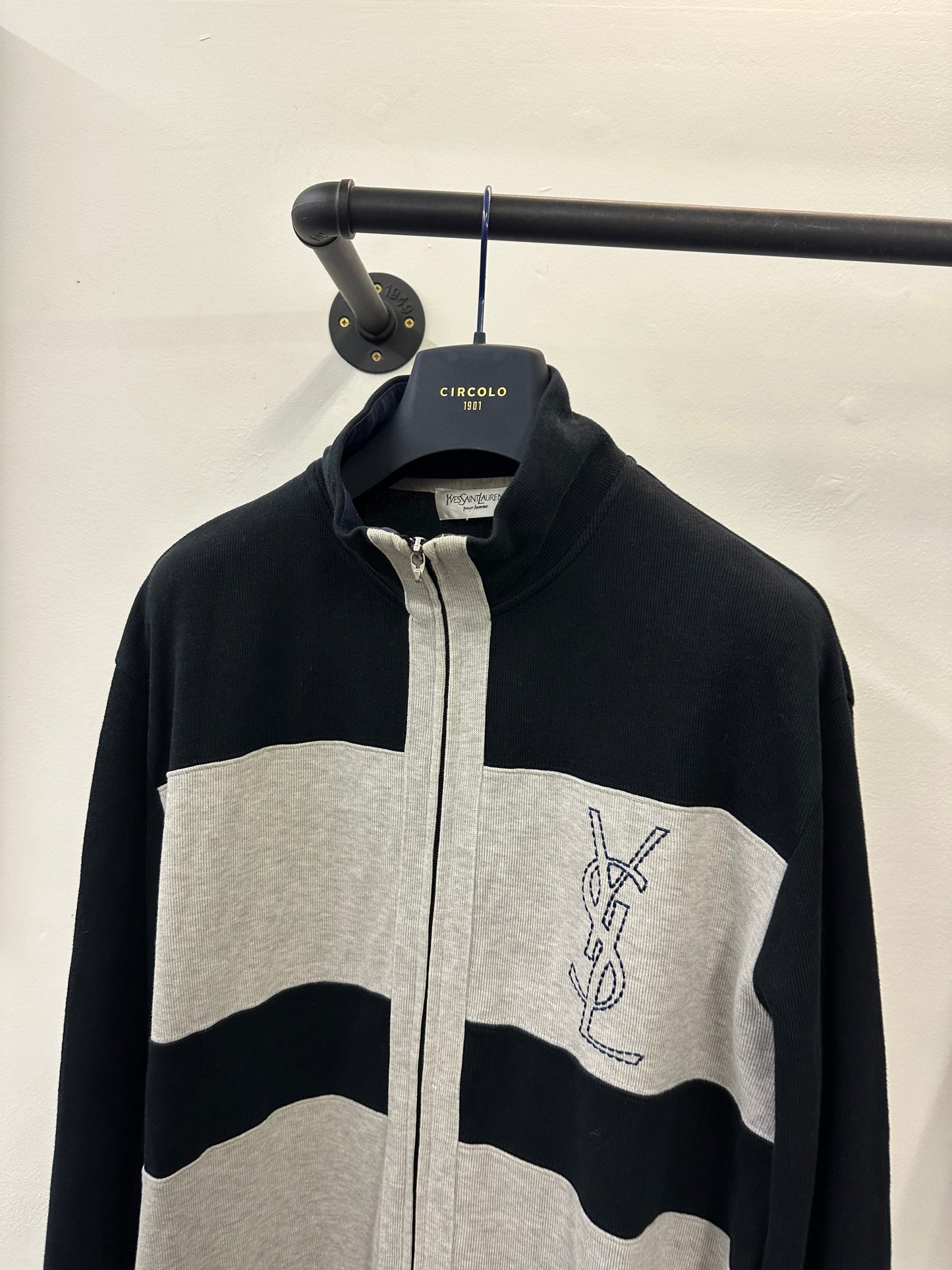 Vintage YSL Zip-Through Jumper (XL)