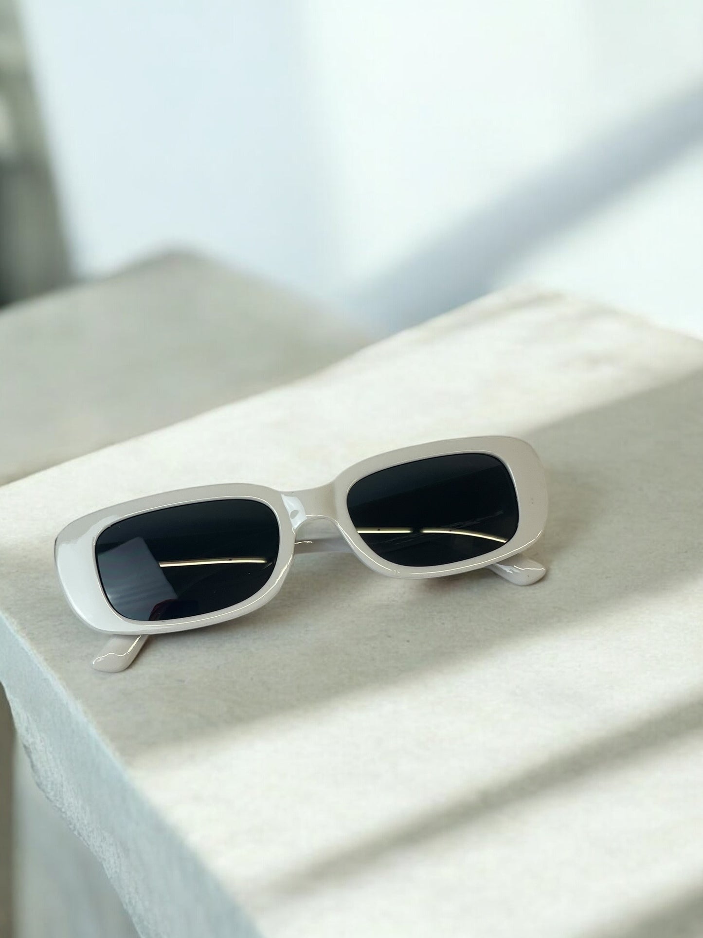 Y2K White Sunglasses