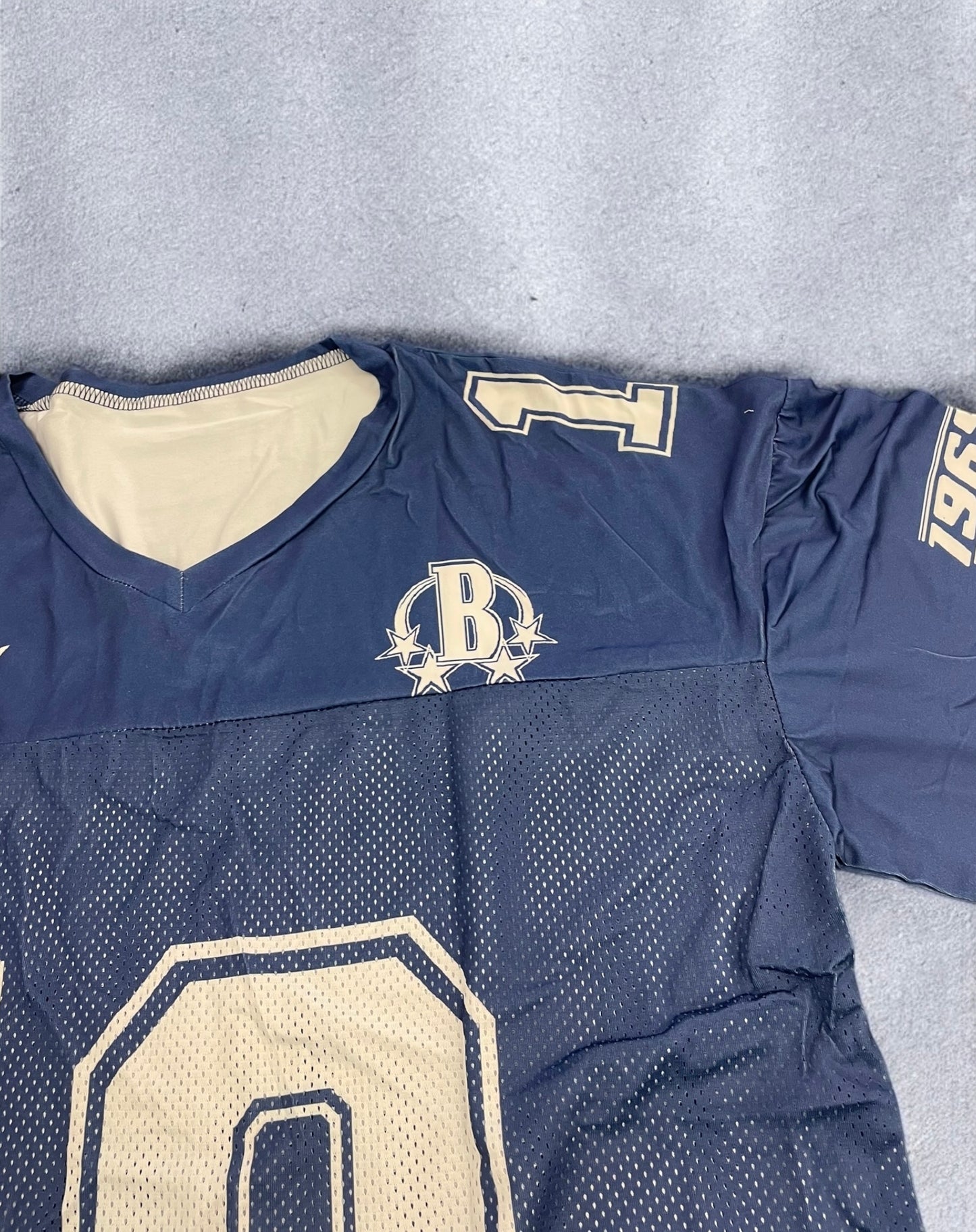 Navy Mesh Jersey (Large)
