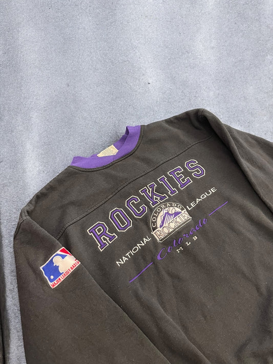 Vintage MLB Rockies Jumper - Black - M