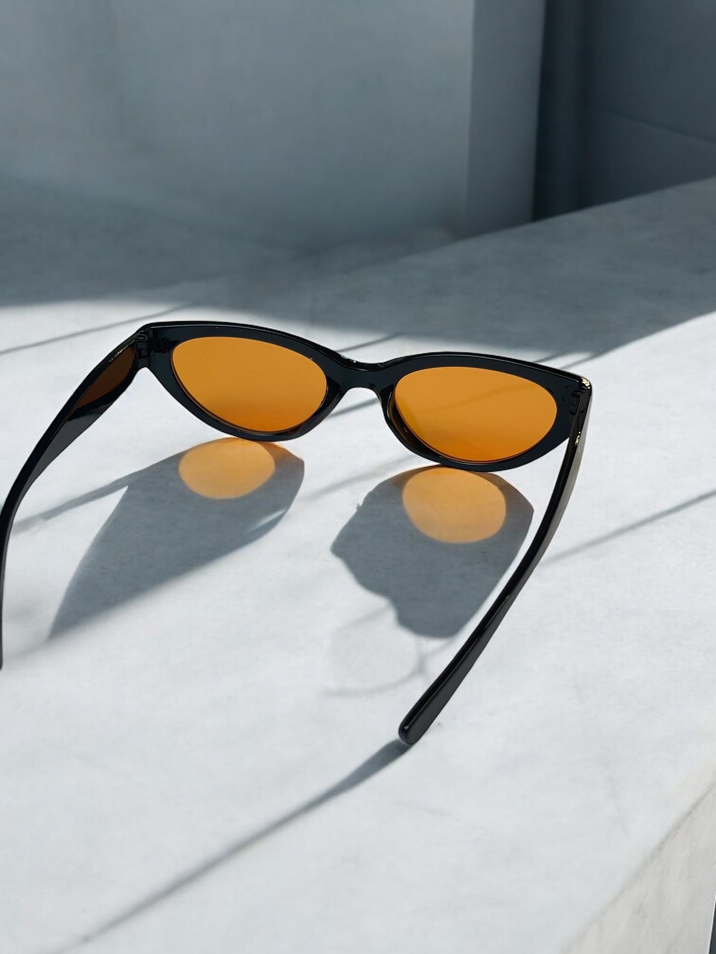 Y2K Orange Lense Sunglasses