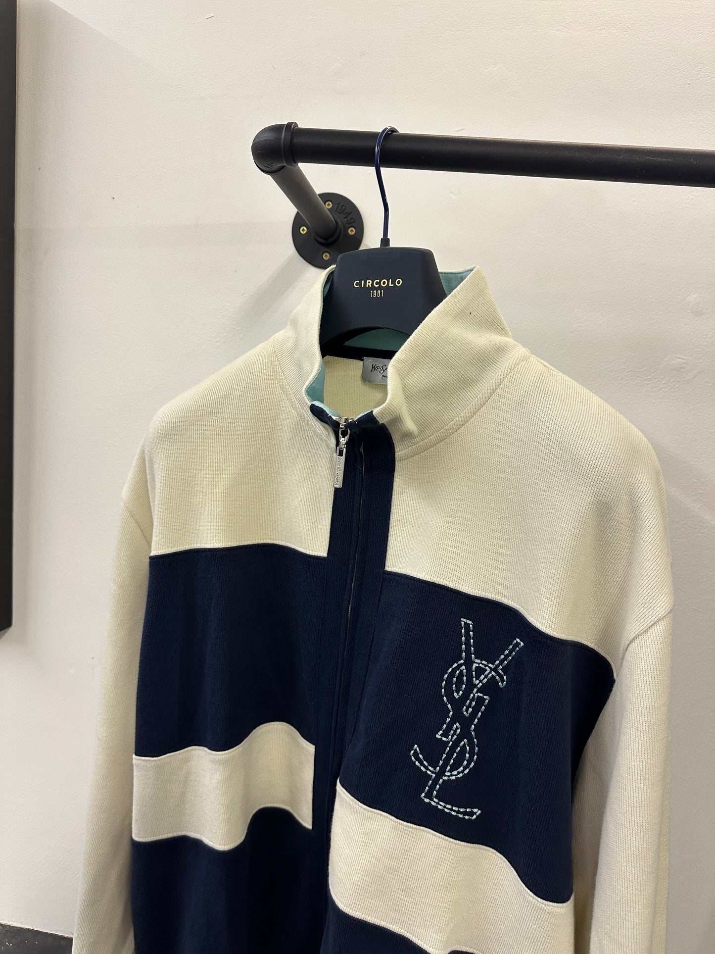 Vintage YSL Zip-Through Jumper (XL)