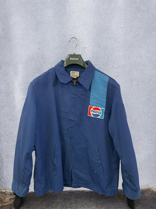 Vintage Pepsi Work Jacket - Blue - M