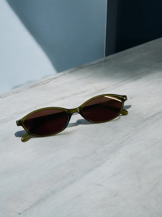 Y2K Green/ Olive Sunglasses
