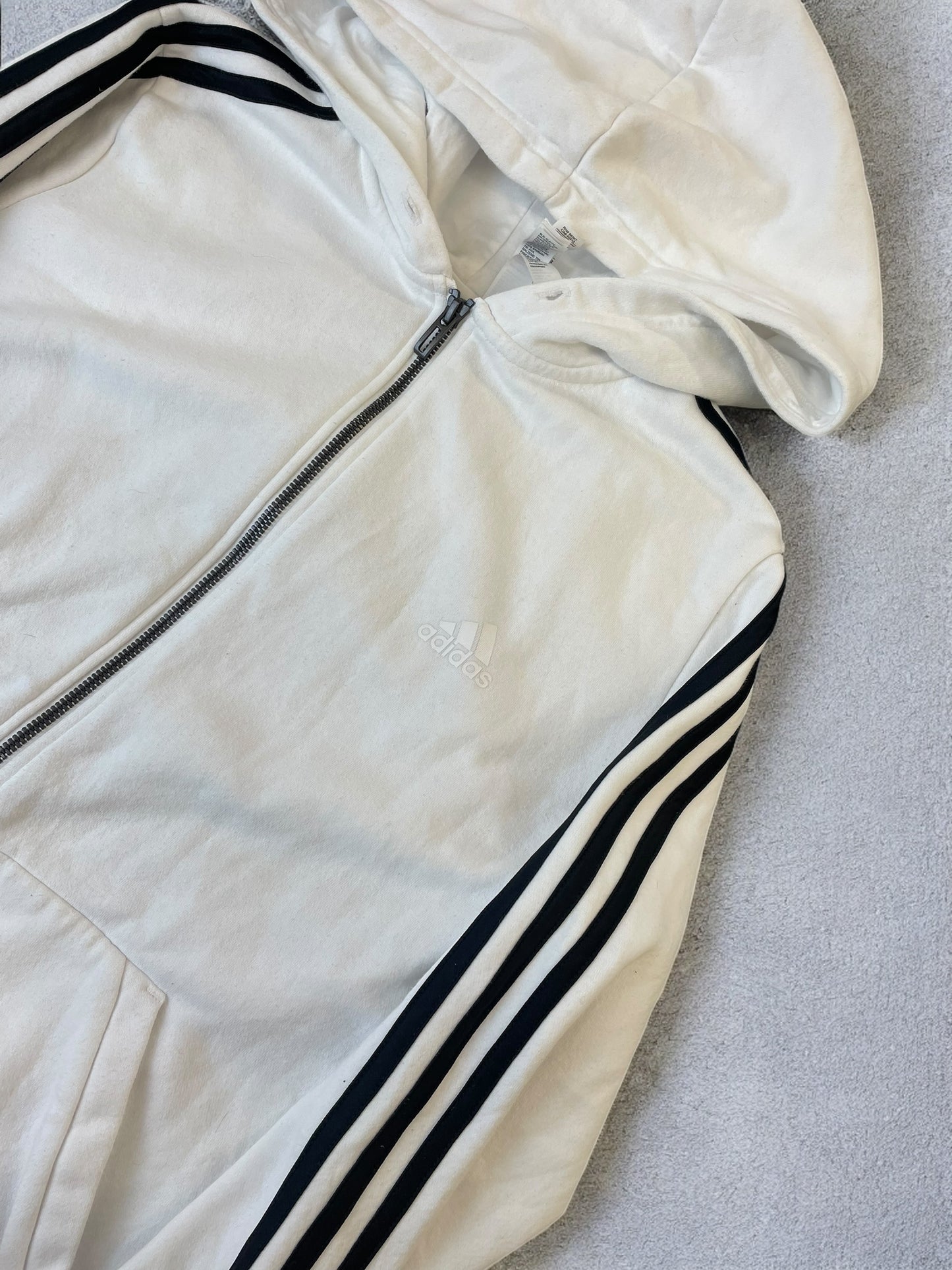 Adidas 3 Stripe Hoodie (L)
