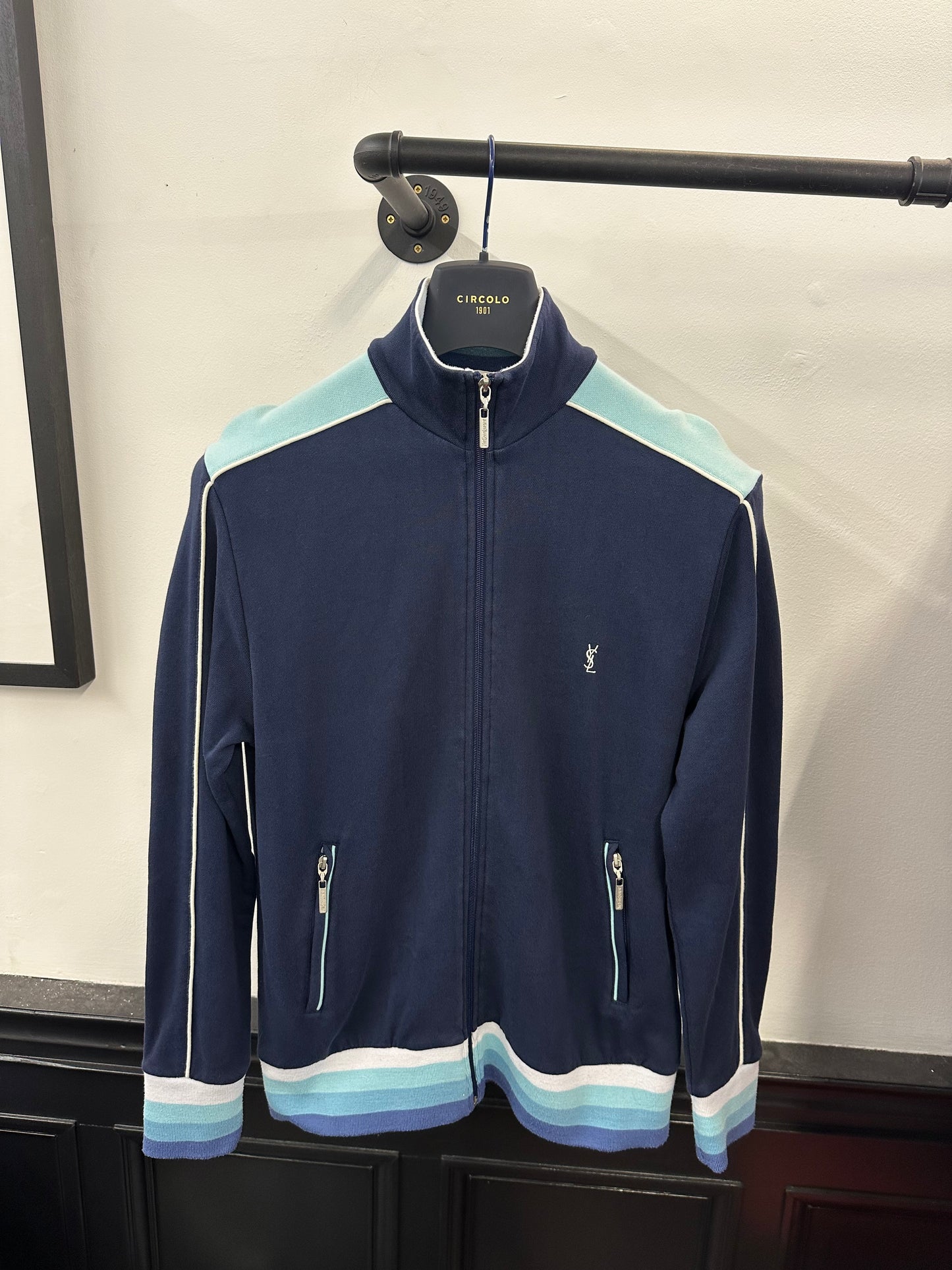 Vintage YSL Zip-Through Jumper (M)