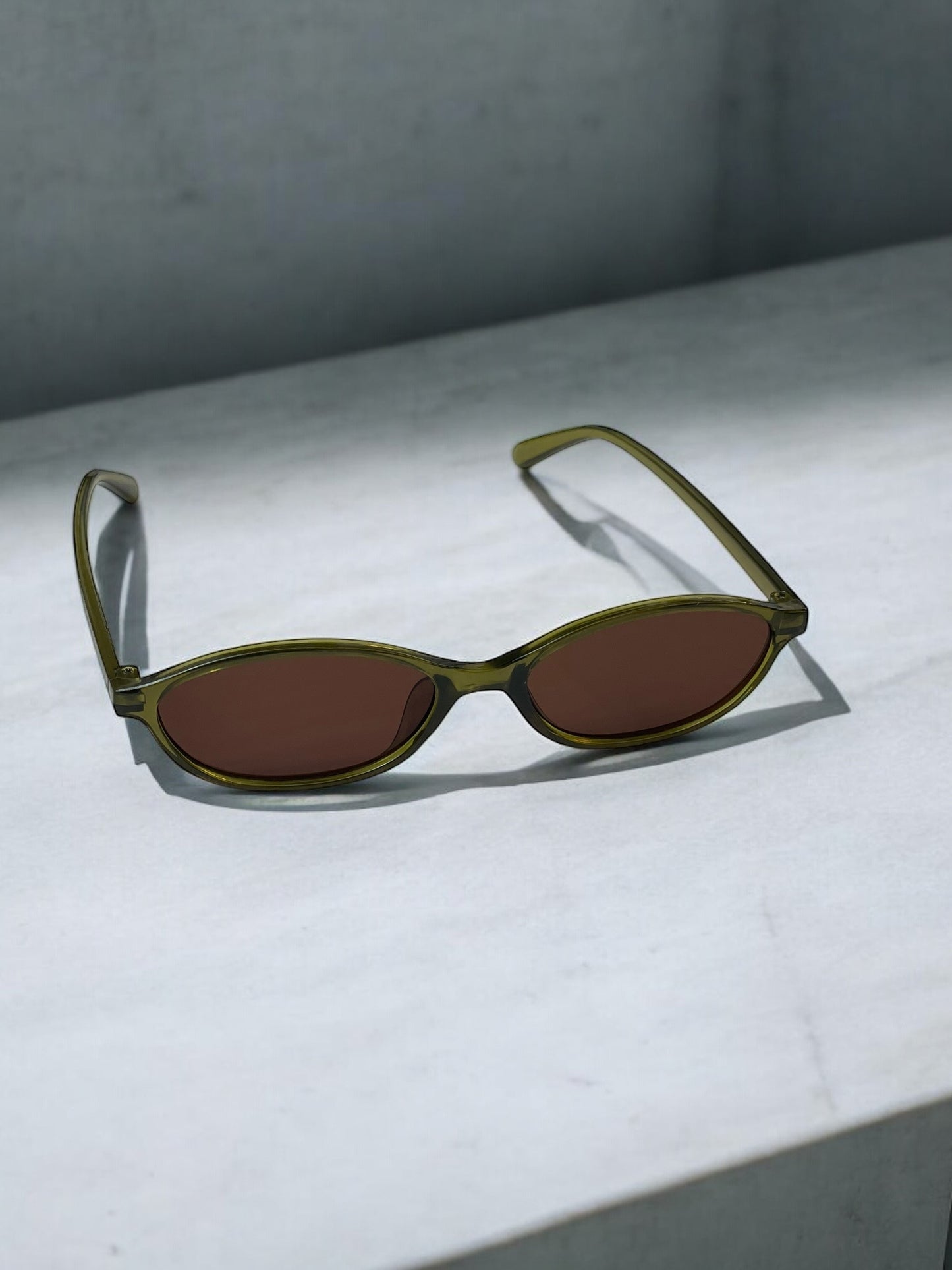 Y2K Green/ Olive Sunglasses