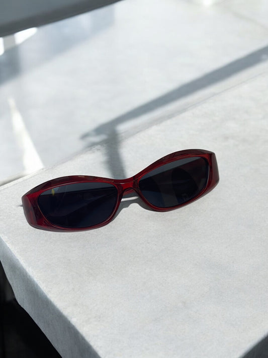 Y2K Cherry Red Sunglasses