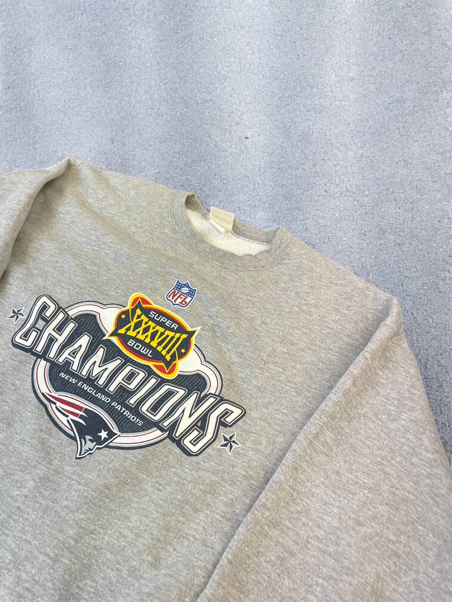 Vintage Super Bowl Jumper - Grey - XL
