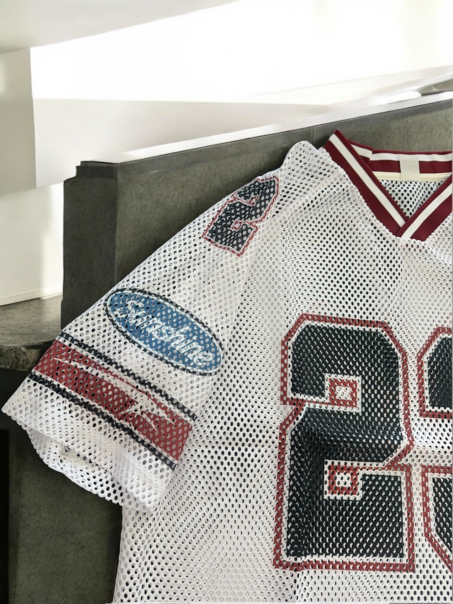 White mesh jersey (M)