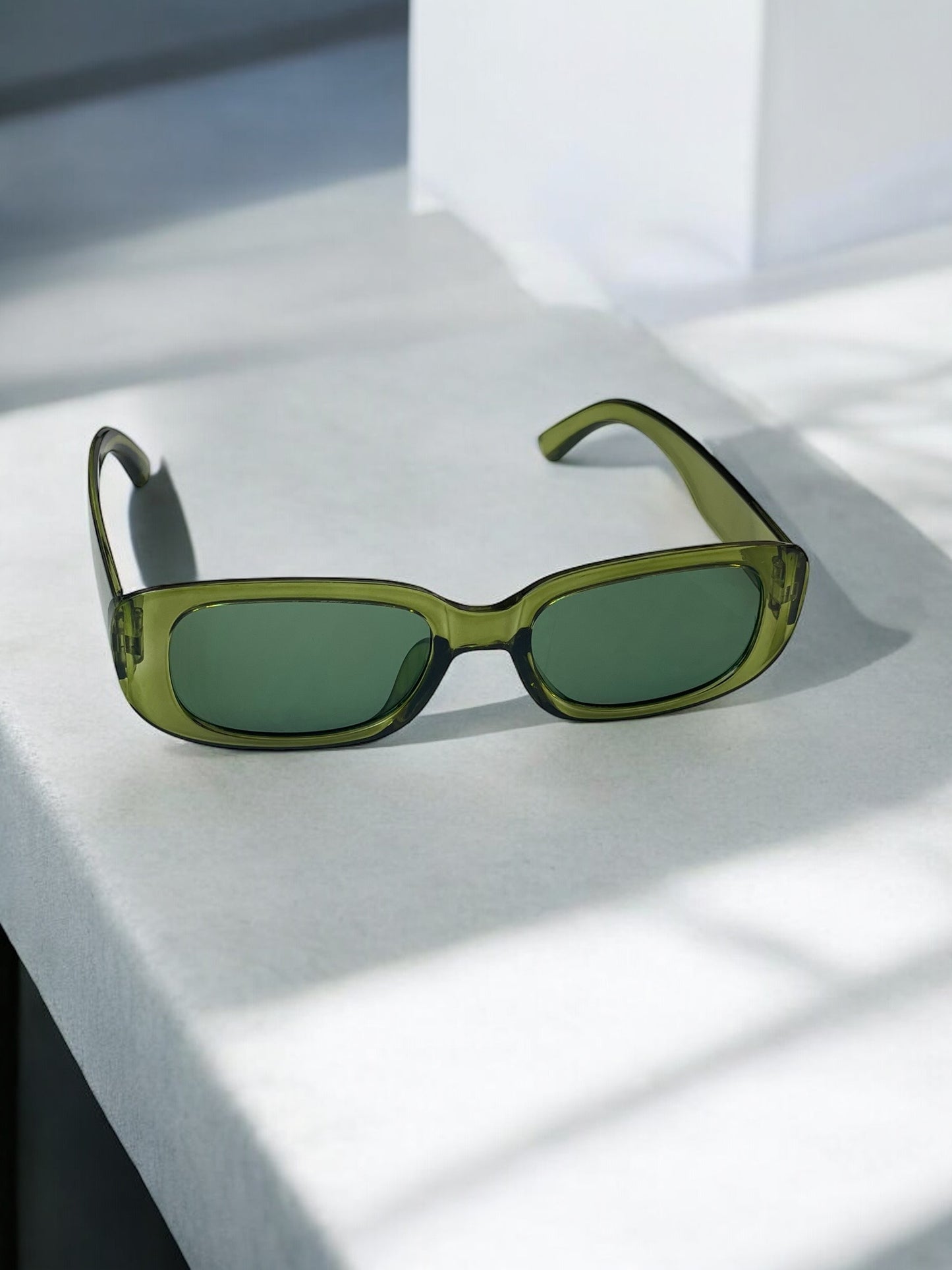 Y2K Olive Sunglasses