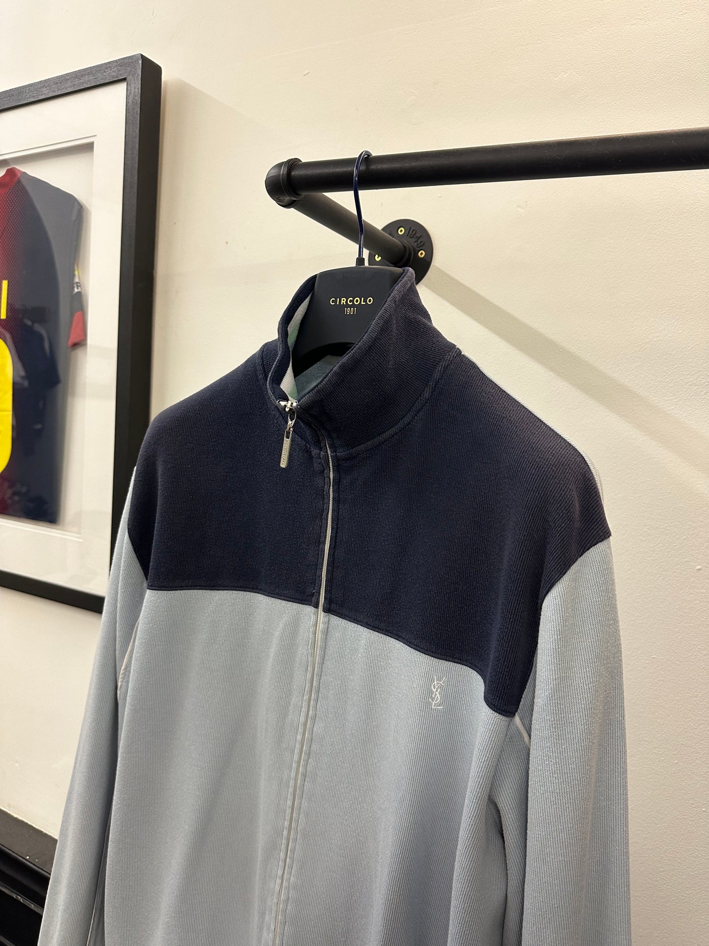 Vintage YSL Zip-Through Jumper (XL)