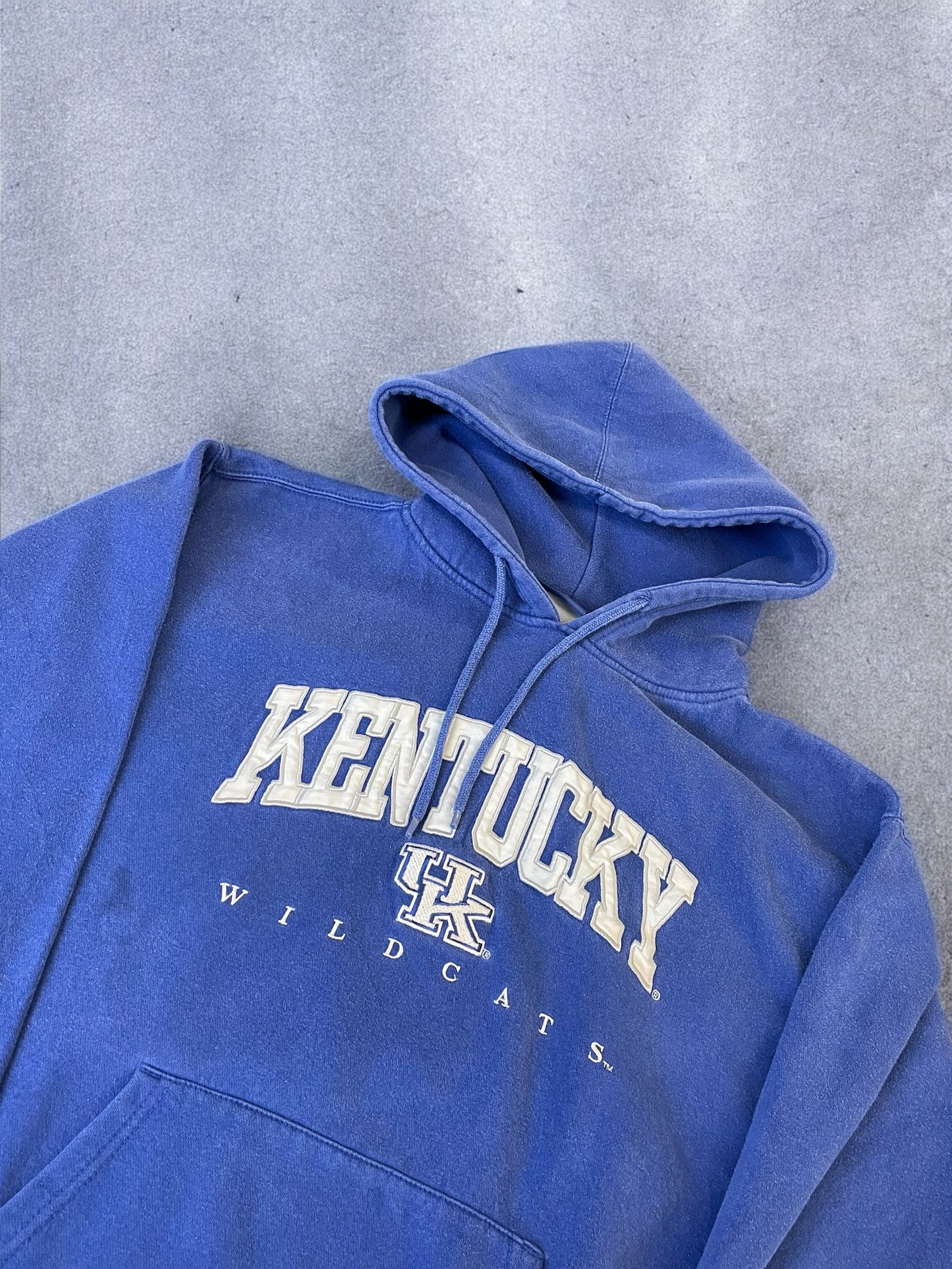 Vintage Kentucky Wildcats Hoodie - Blue - L