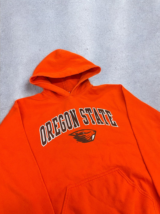 Vintage Oregon State Hoodie - Orange - M