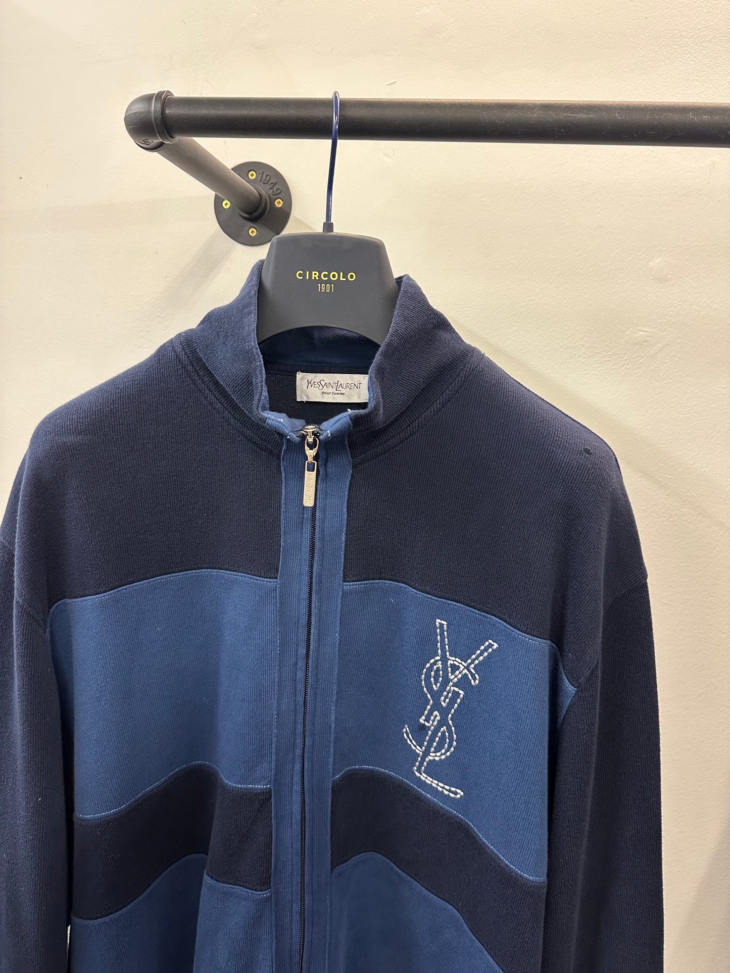 Vintage YSL Zip-Through Jumper (XL)