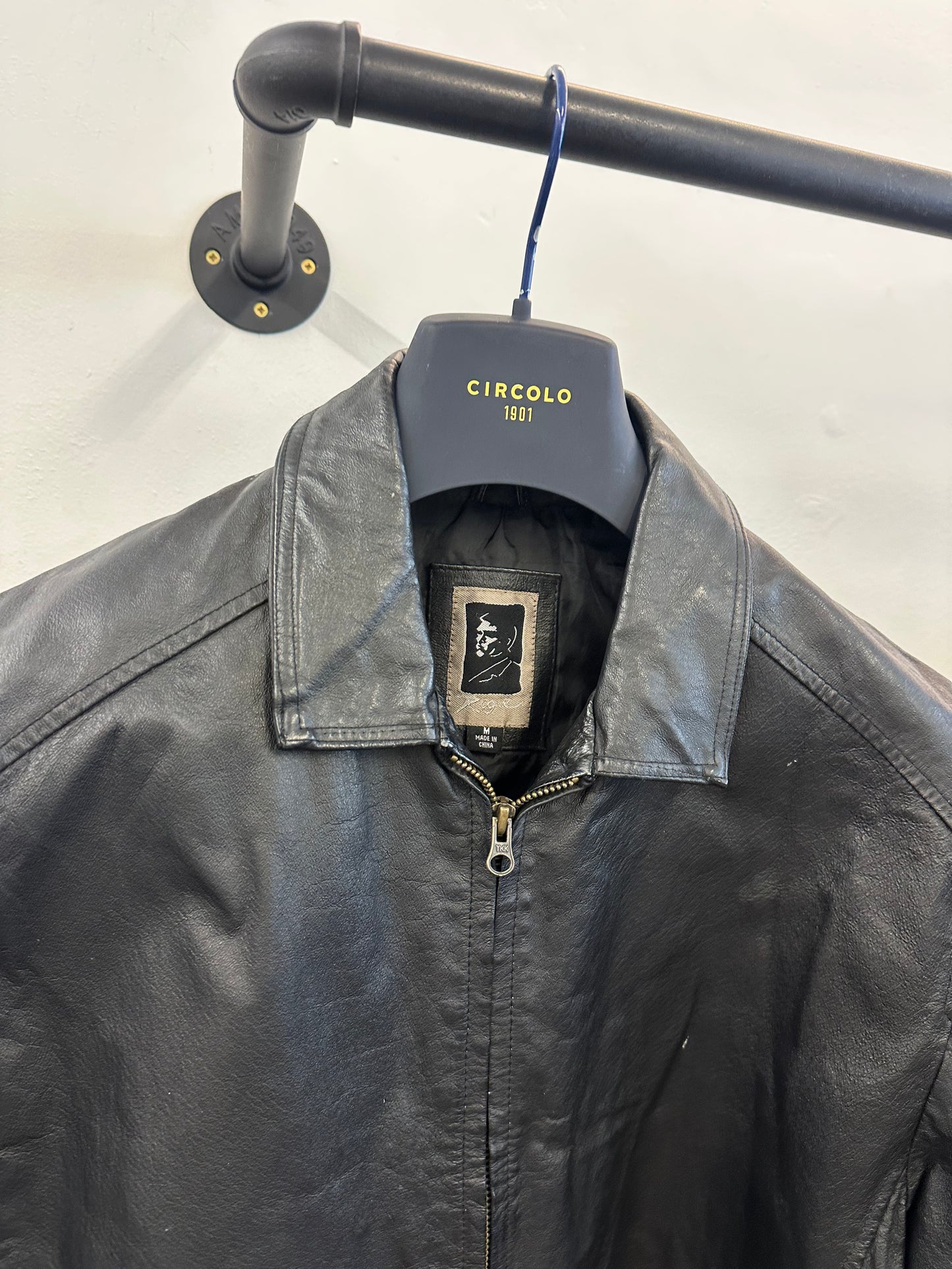 Vintage Leather Jacket (M)