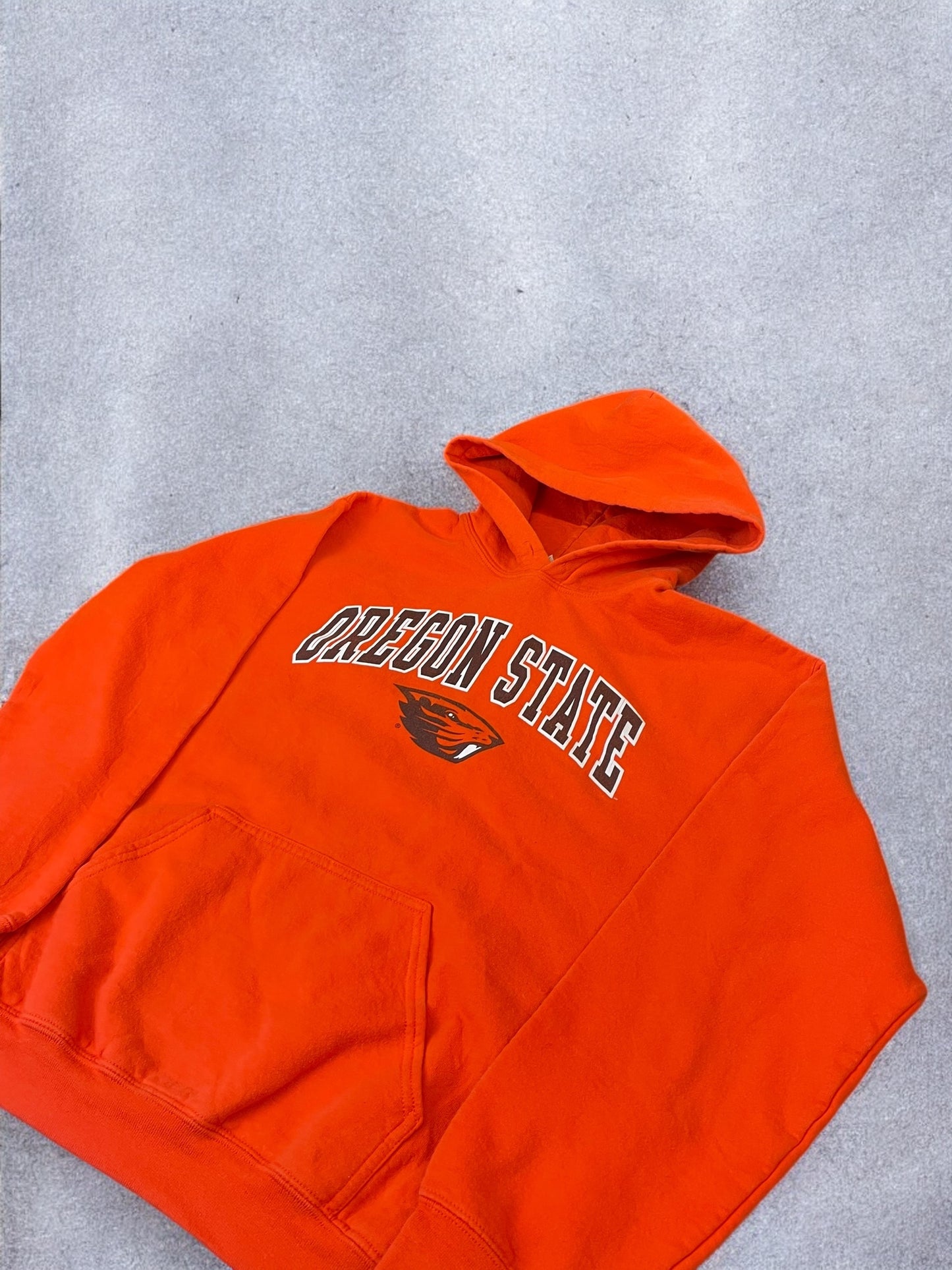 Vintage Oregon State Hoodie - Orange - M