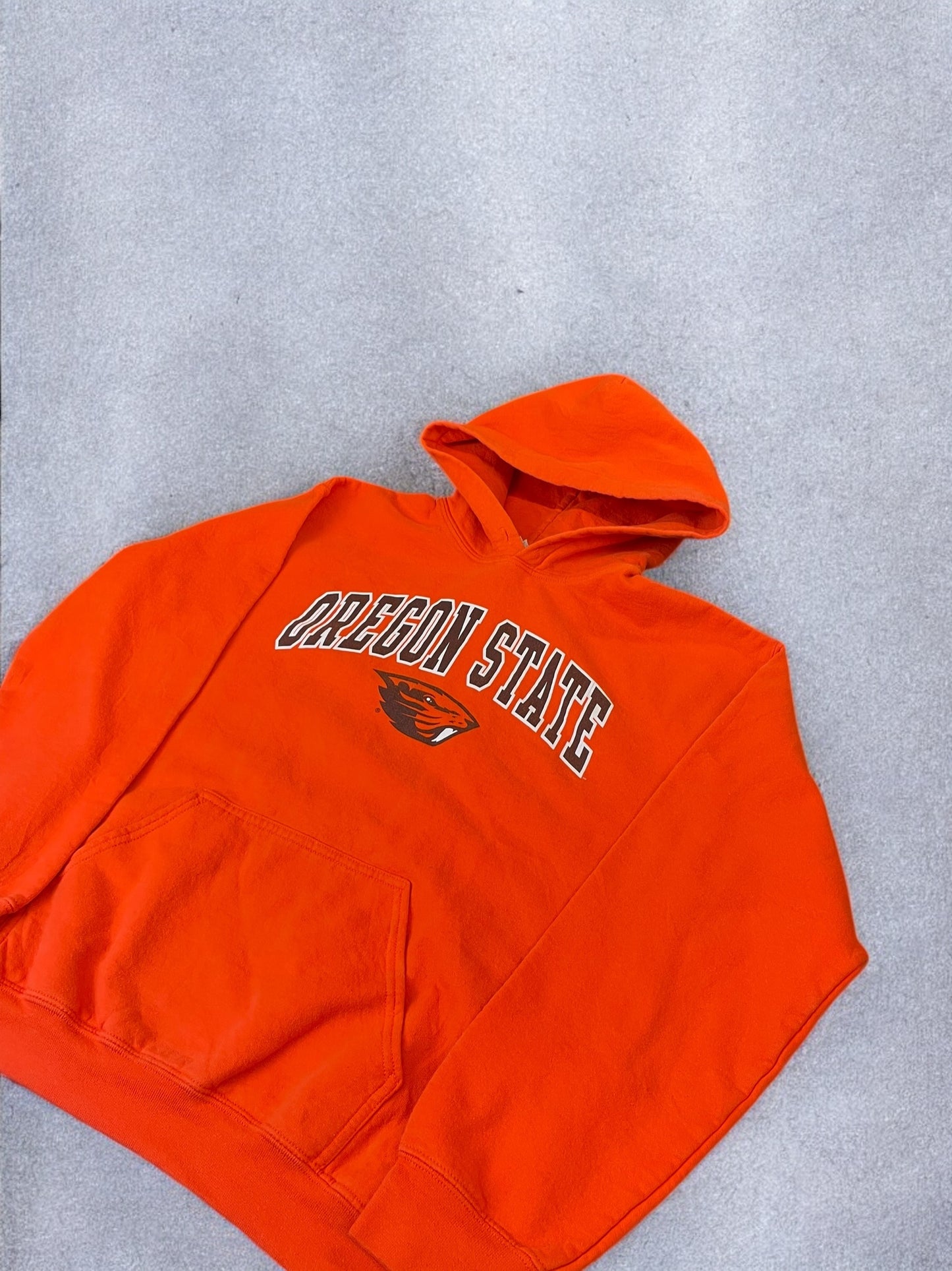 Vintage Oregon State Hoodie - Orange - M