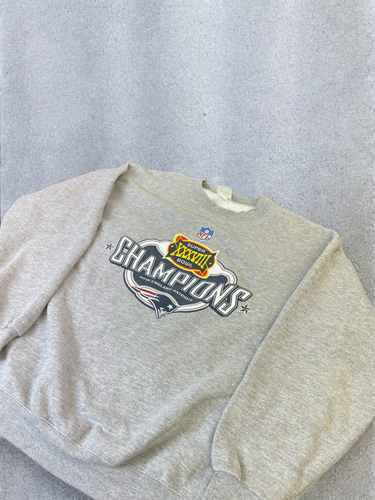 Vintage Super Bowl Jumper - Grey - XL