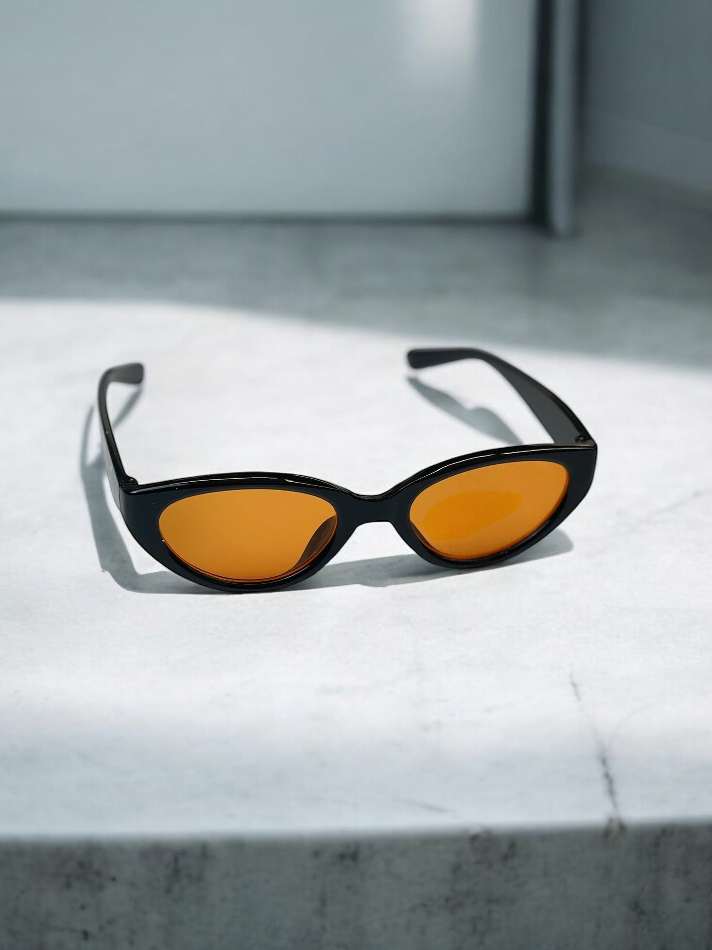 Y2K Orange Lense Sunglasses