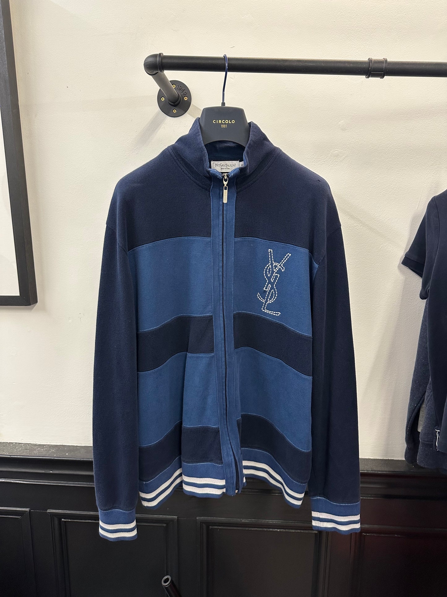 Vintage YSL Zip-Through Jumper (XL)