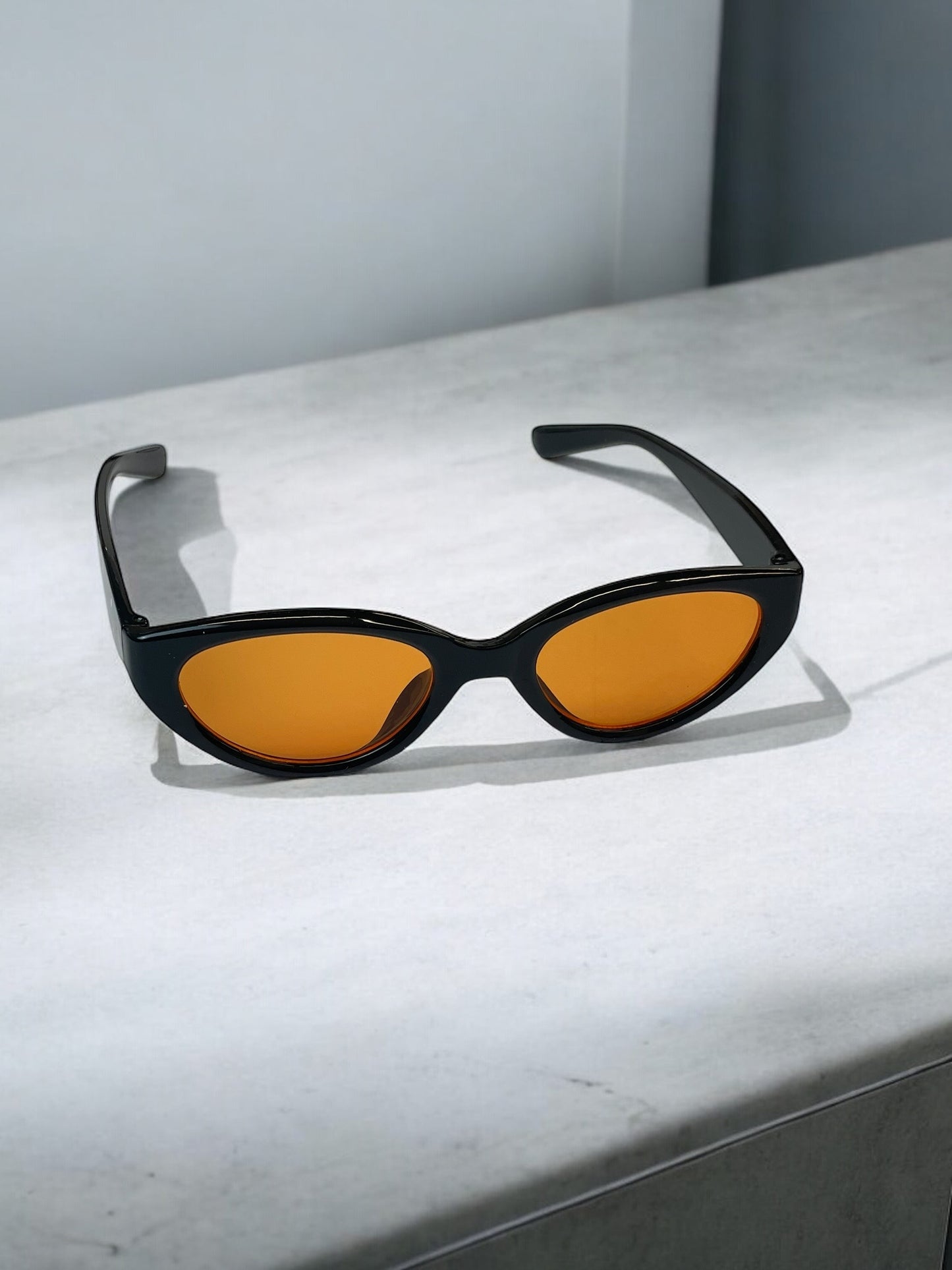 Y2K Orange Lense Sunglasses