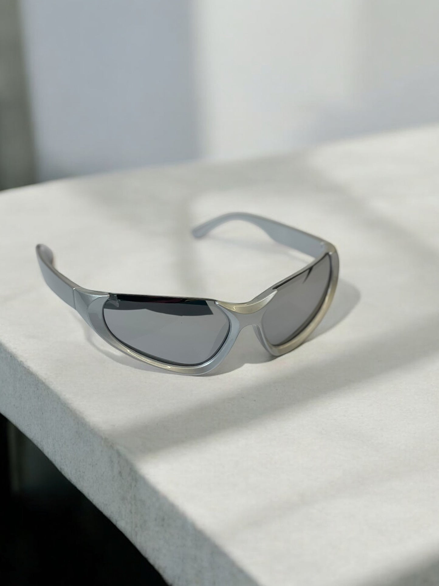 Y2K Chrome Sunglasses