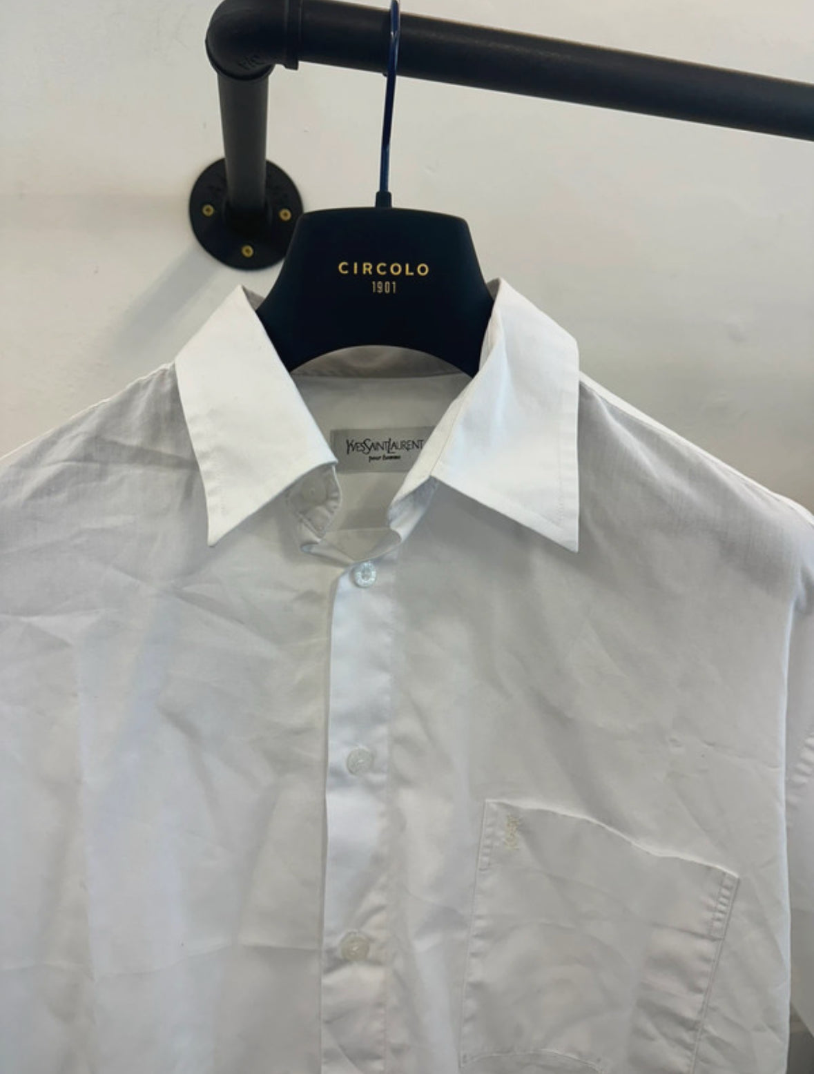 Vintage YSL shirt white (L)