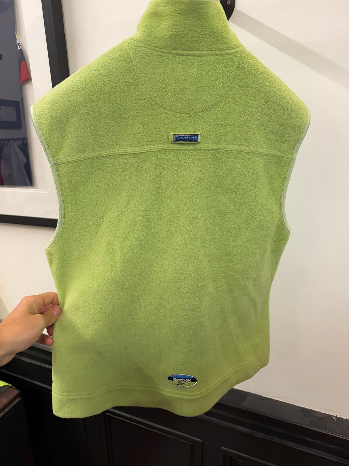 Y2K Reebok fleece gilet (M/12)